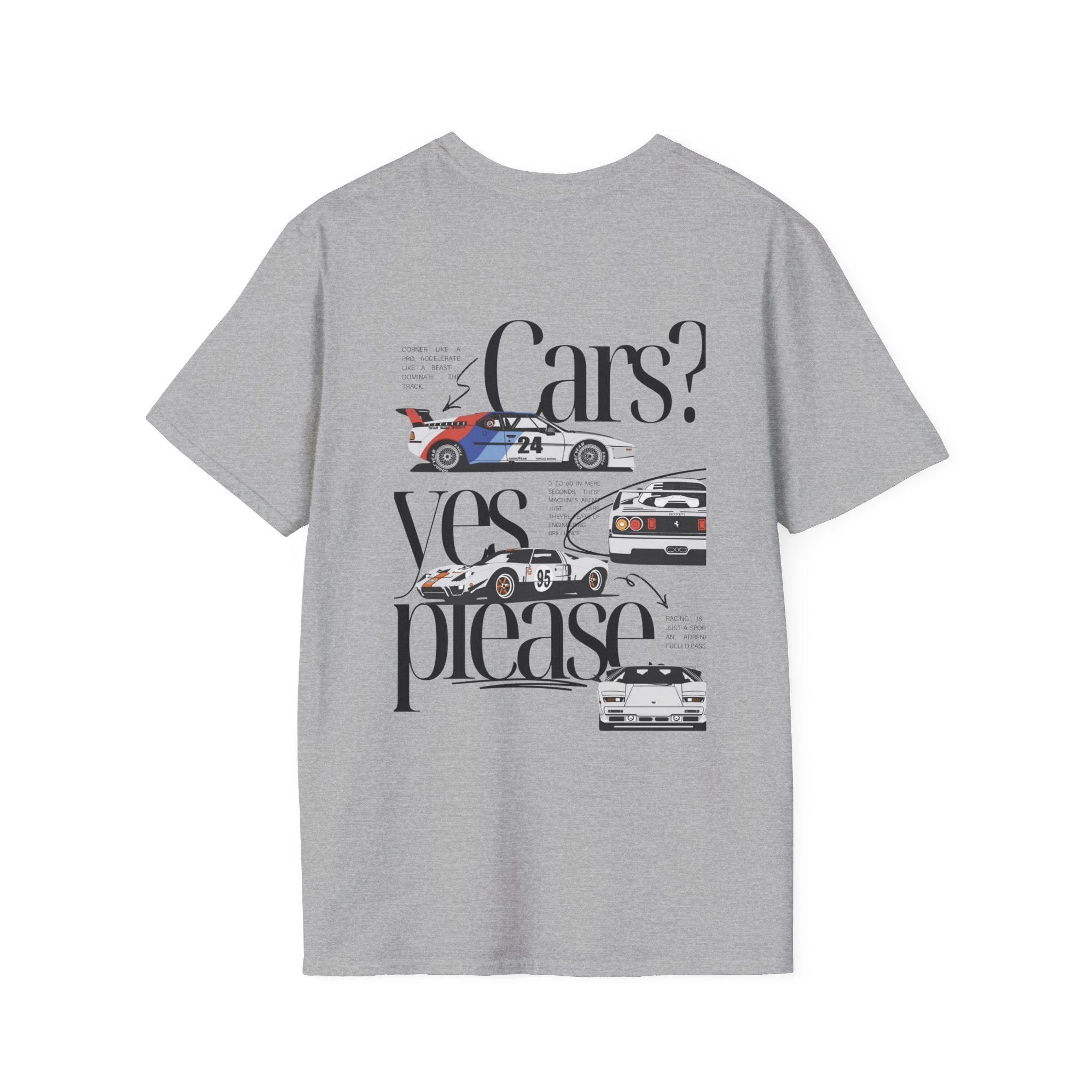 CARS - YES - PLEASE - RACING TEE