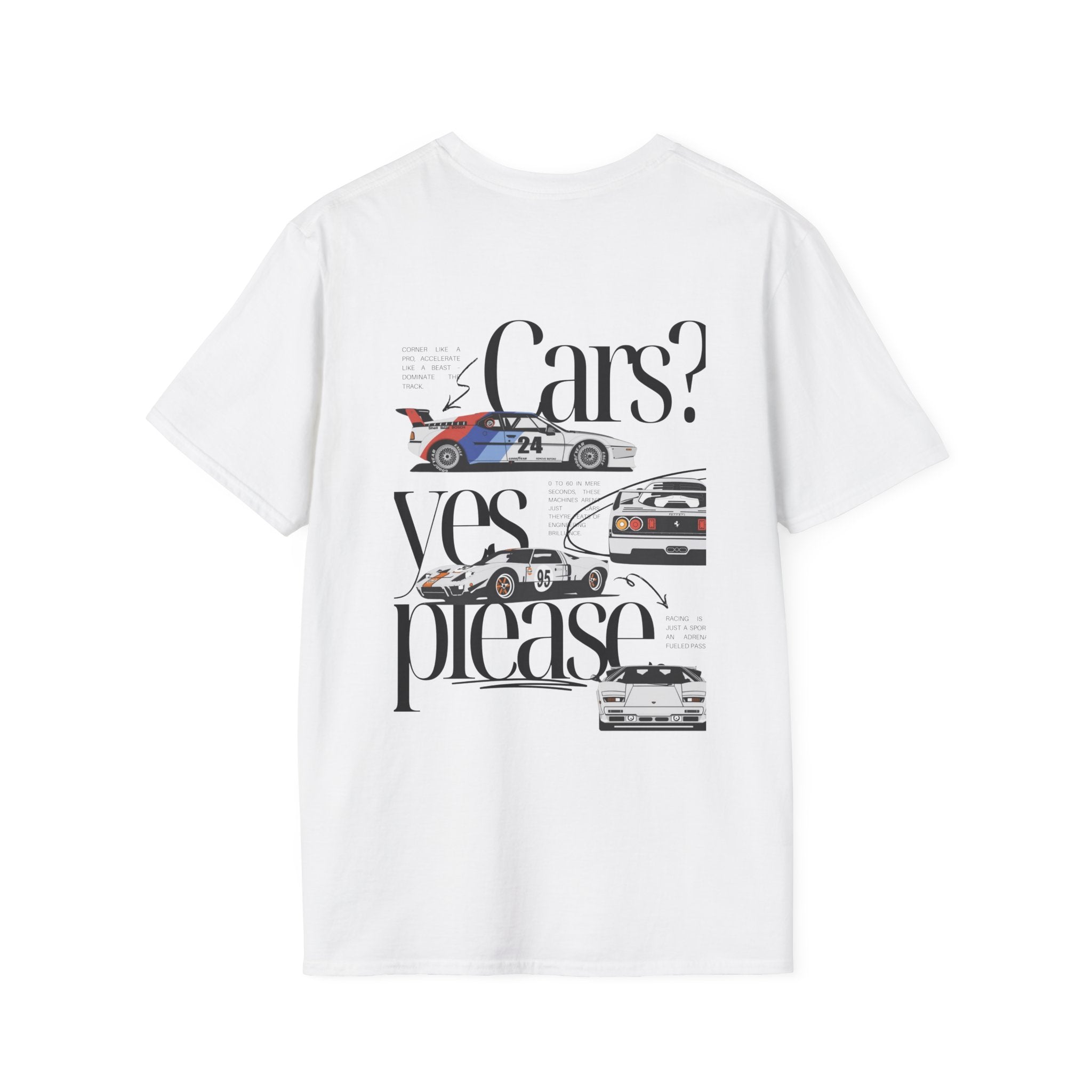 CARS - YES - PLEASE - RACING TEE