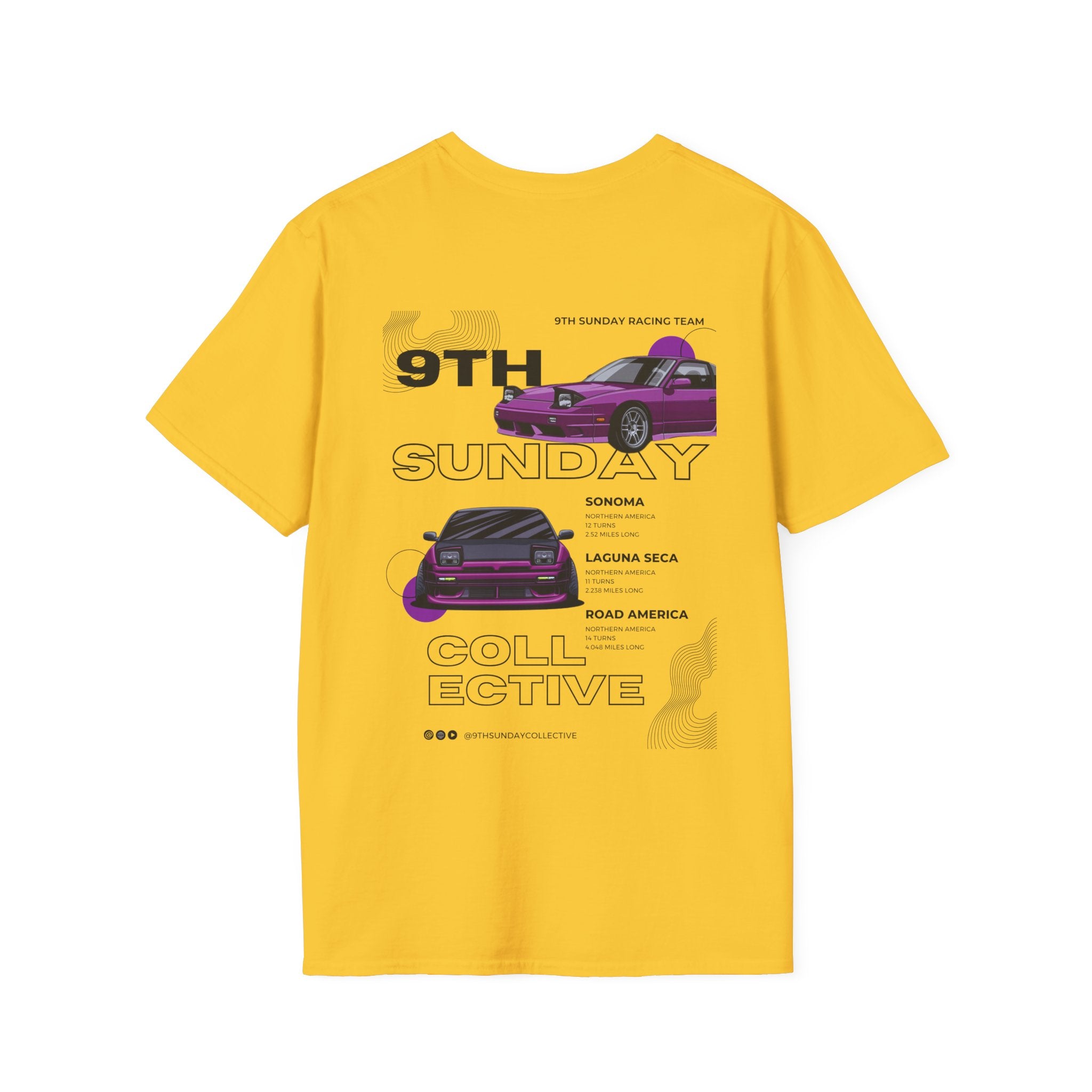 9TH SUNDAY PURPLE RACING TEE