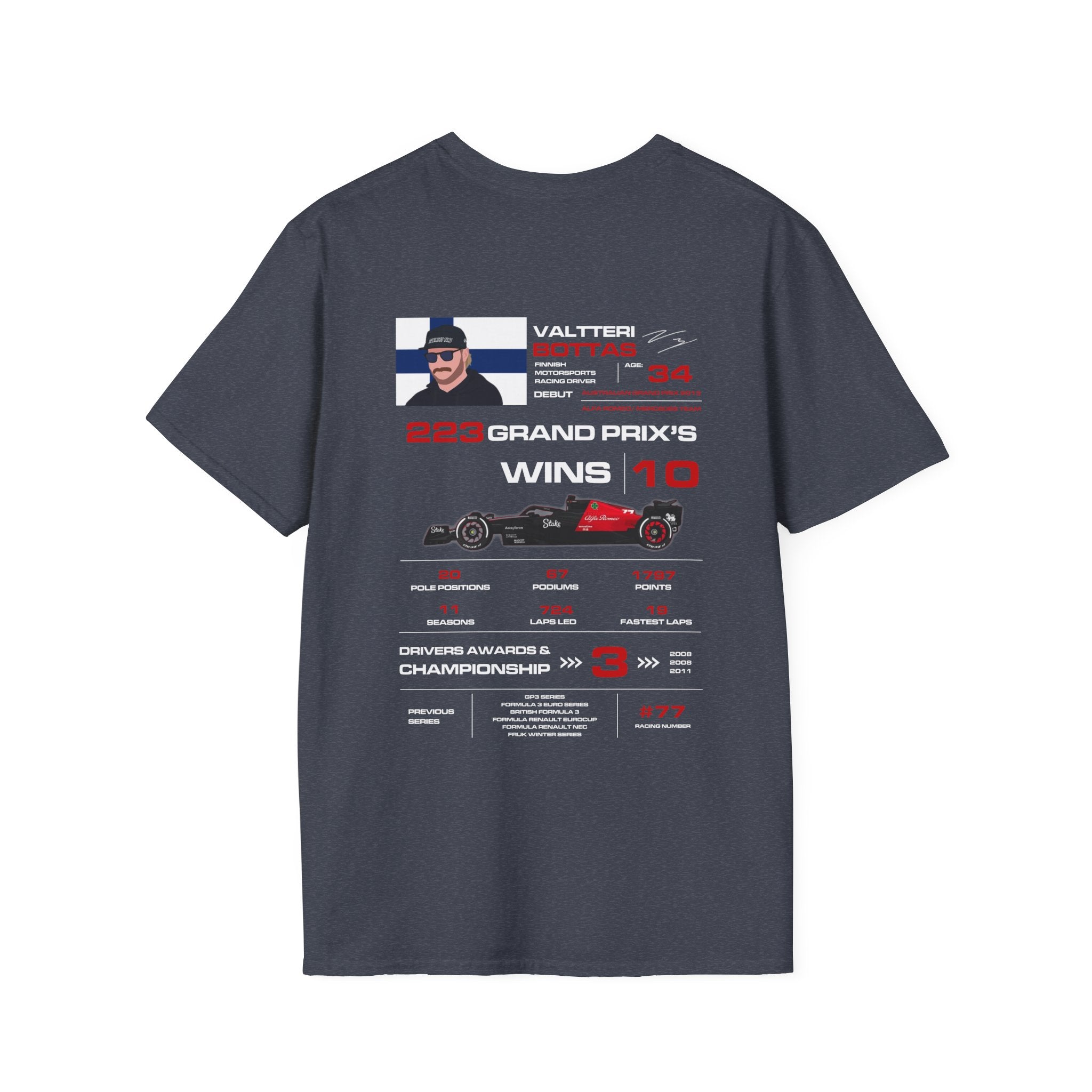 VALTTERI BOTTAS FORMULA ONE TEE