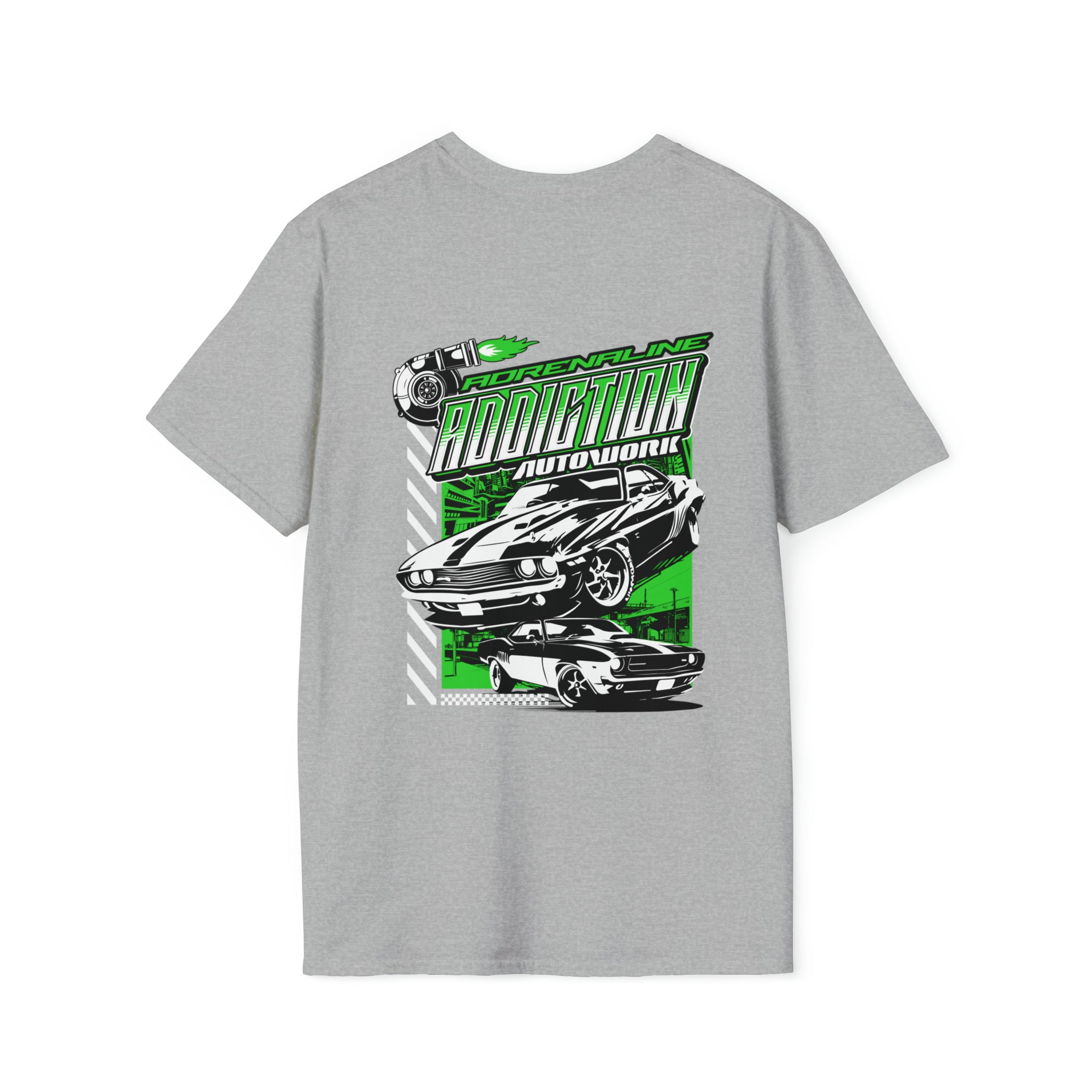 ADRENALINE ADDICTION AUTOWORK TEE