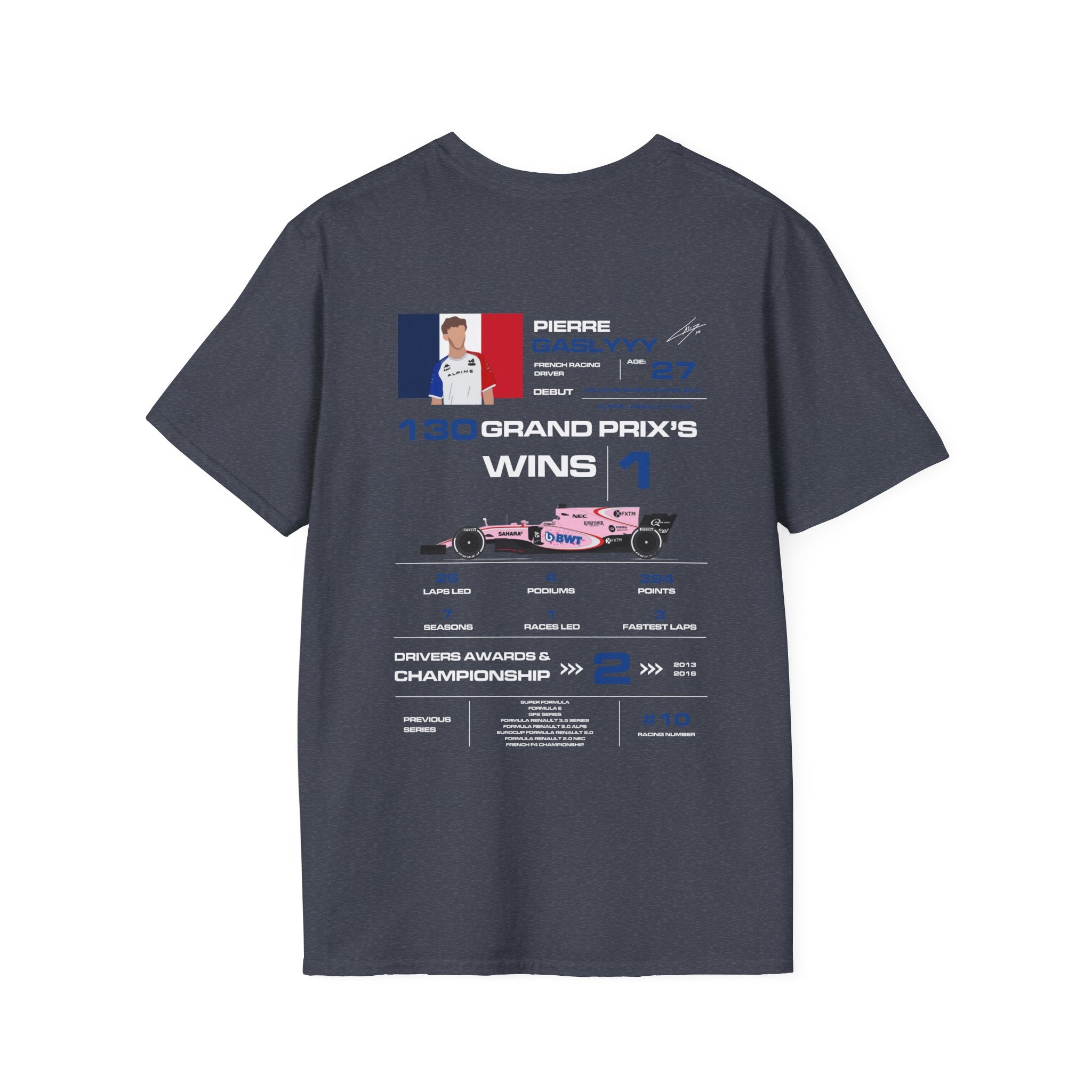 PIERRE GASLY FORMULA ONE TEE