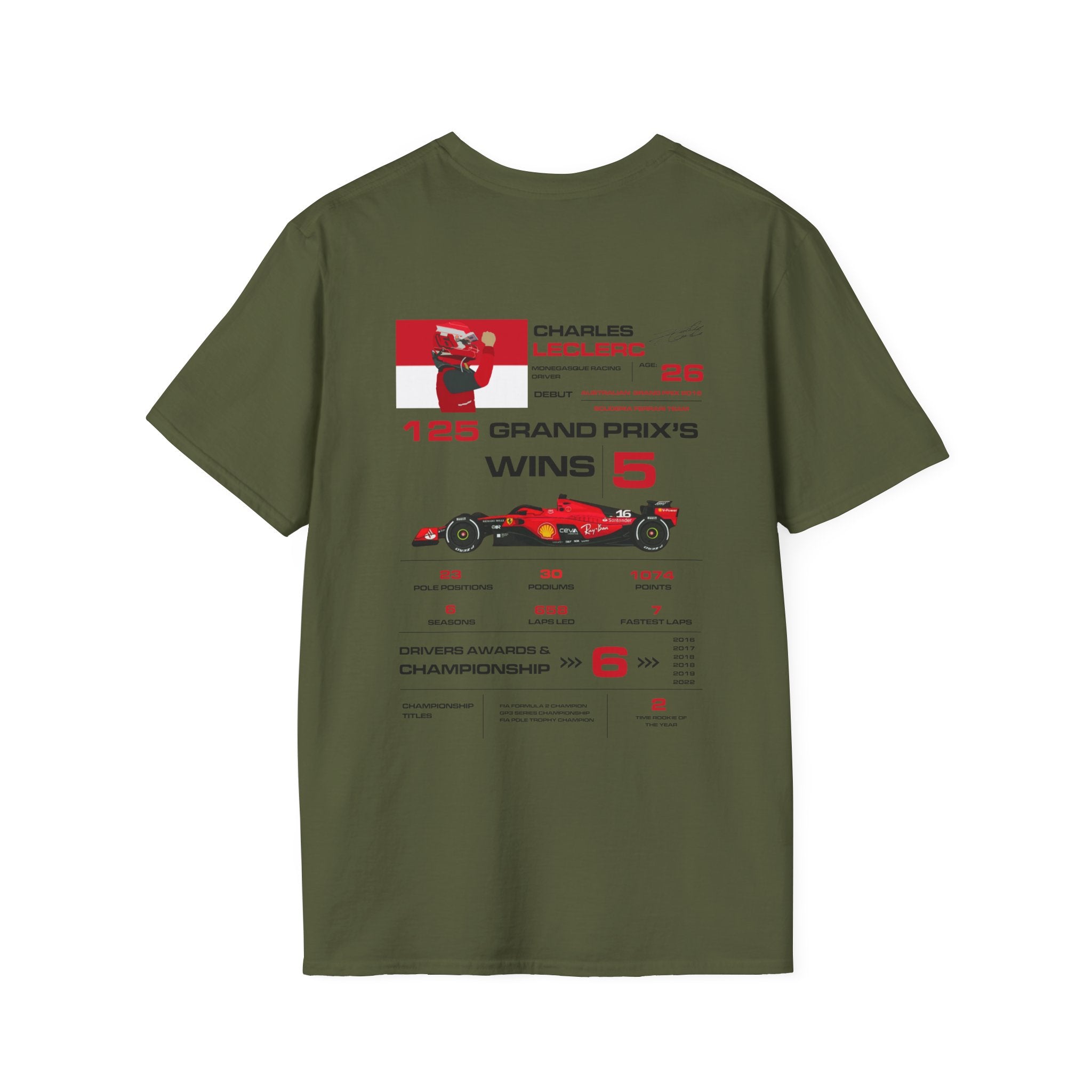 CHARLES LECLERC FORMULA ONE TEE