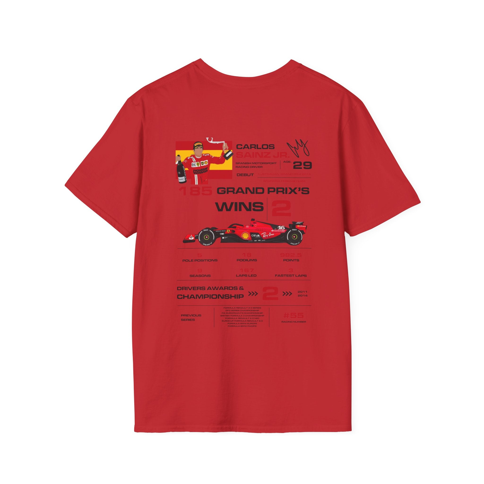 CARLOS SAINZ FORMULA ONE TEE