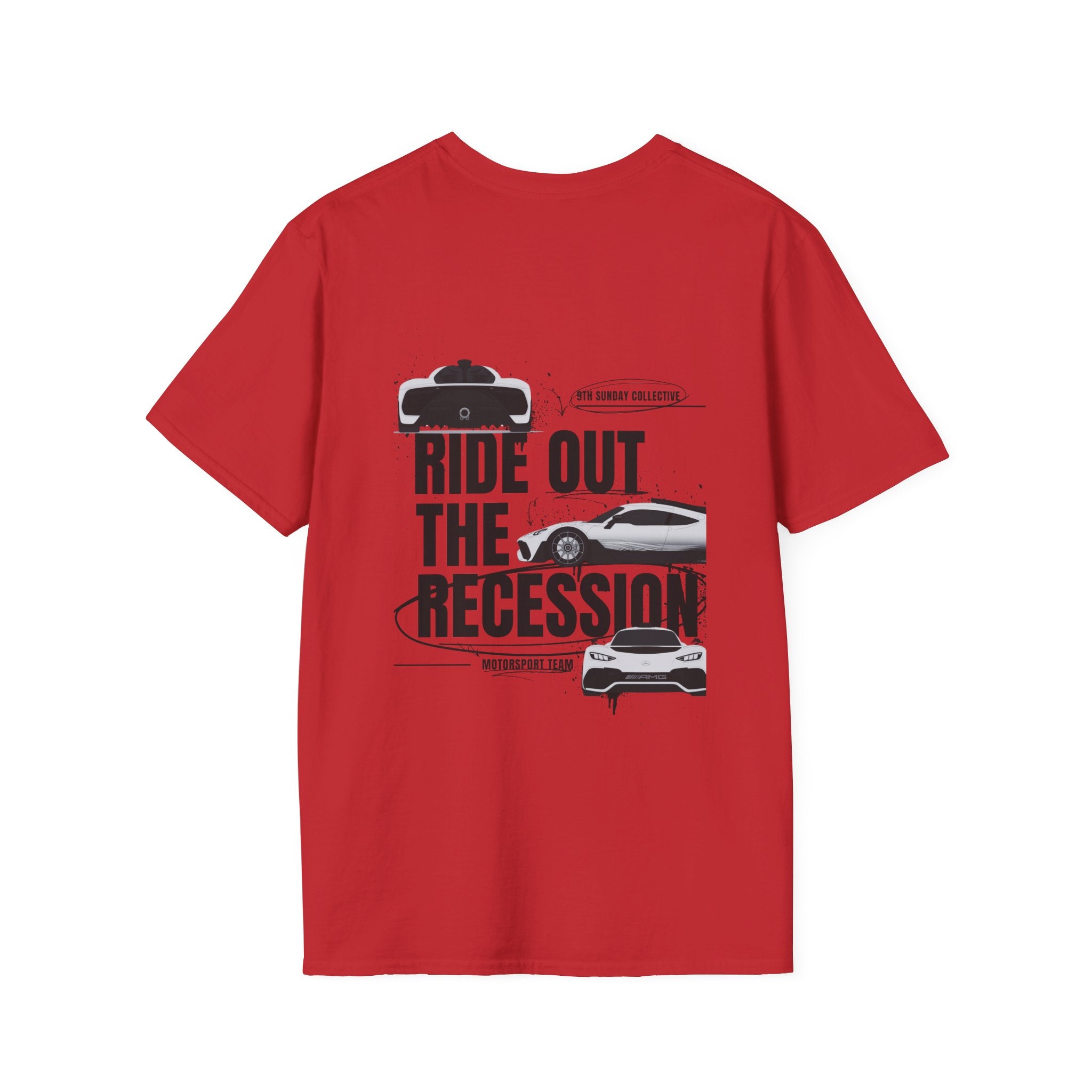 RIDE OUT THE RECESSION RACING TEE