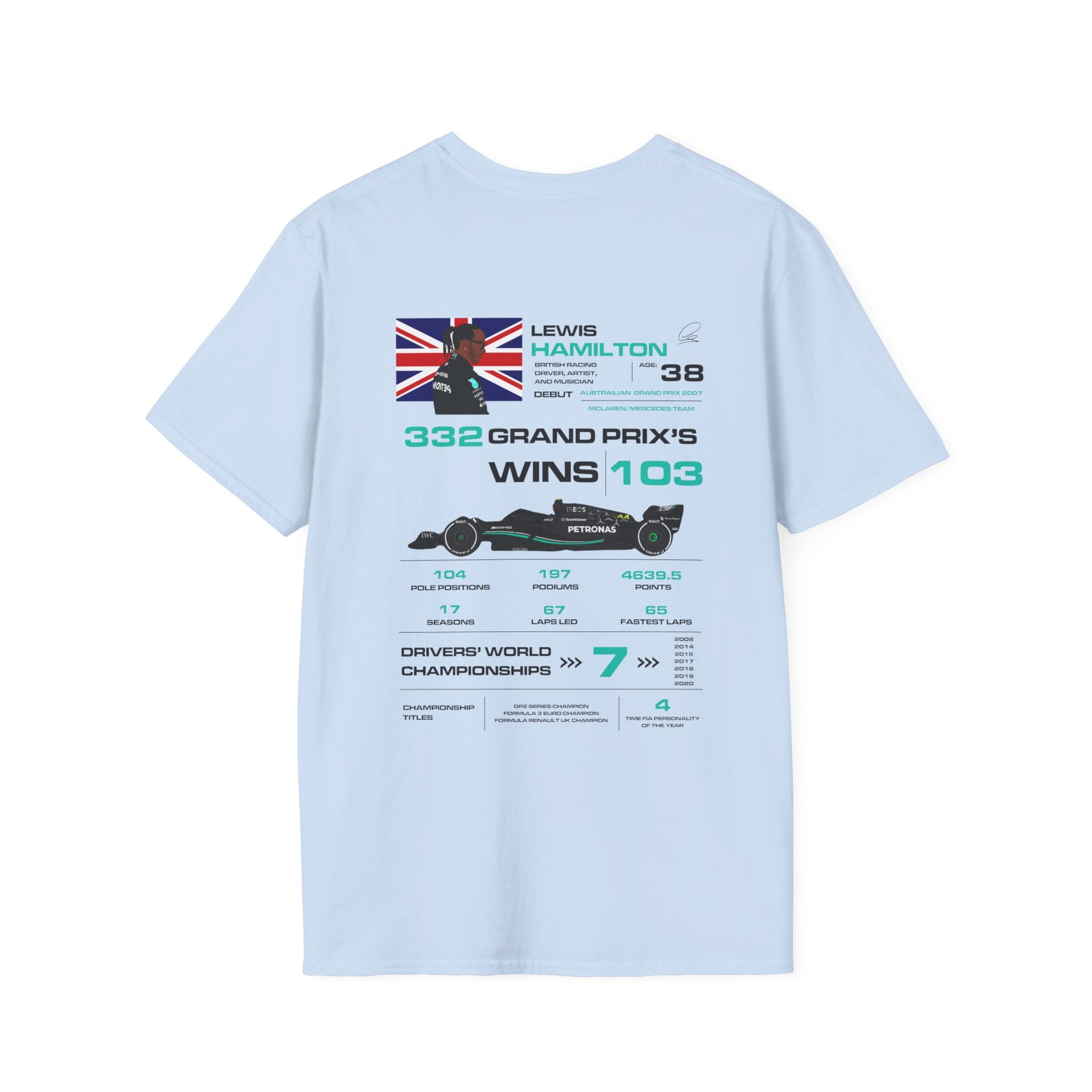 LEWIS HAMILTON FORMULA ONE TEE
