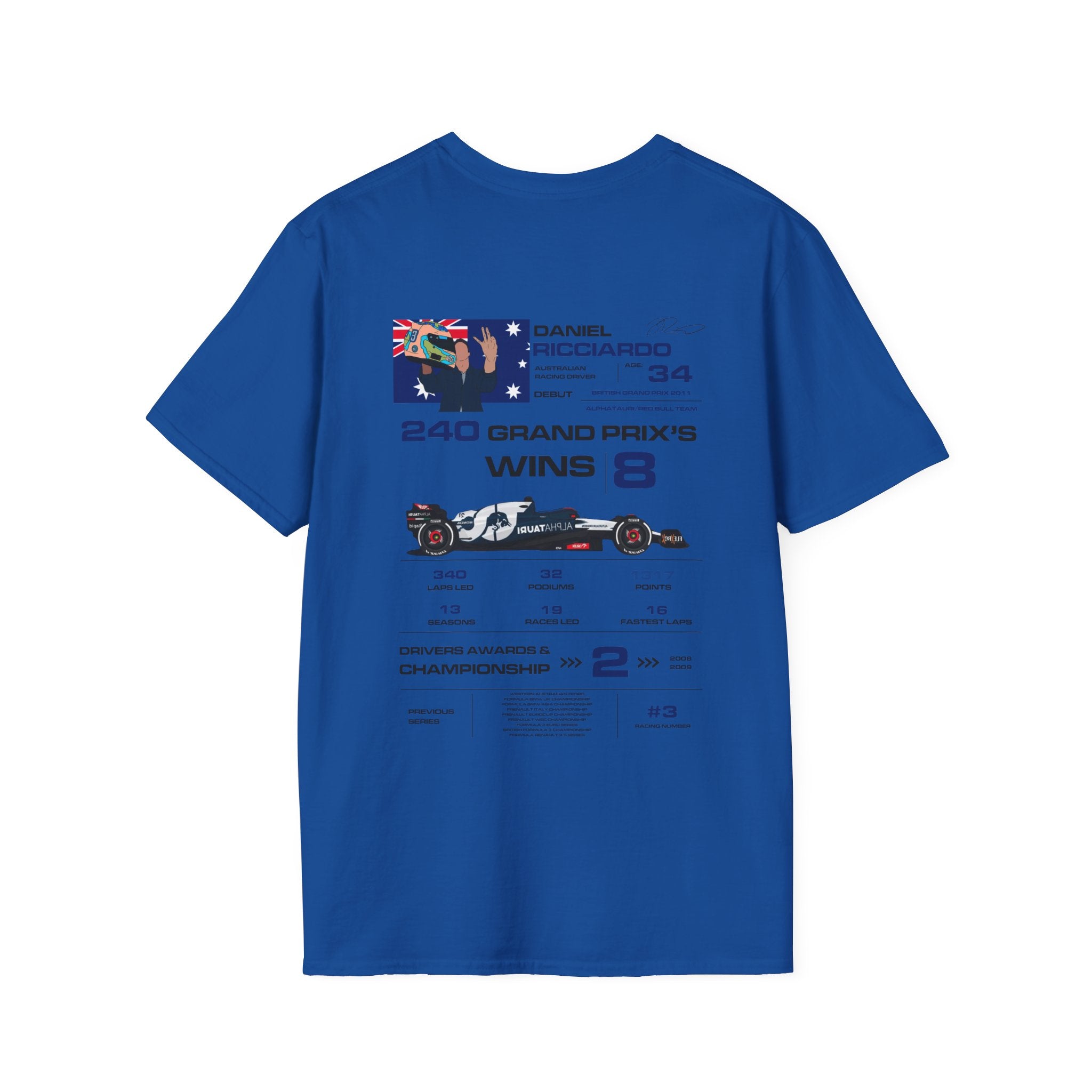 DANIEL RICCIARDO FORMULA ONE TEE