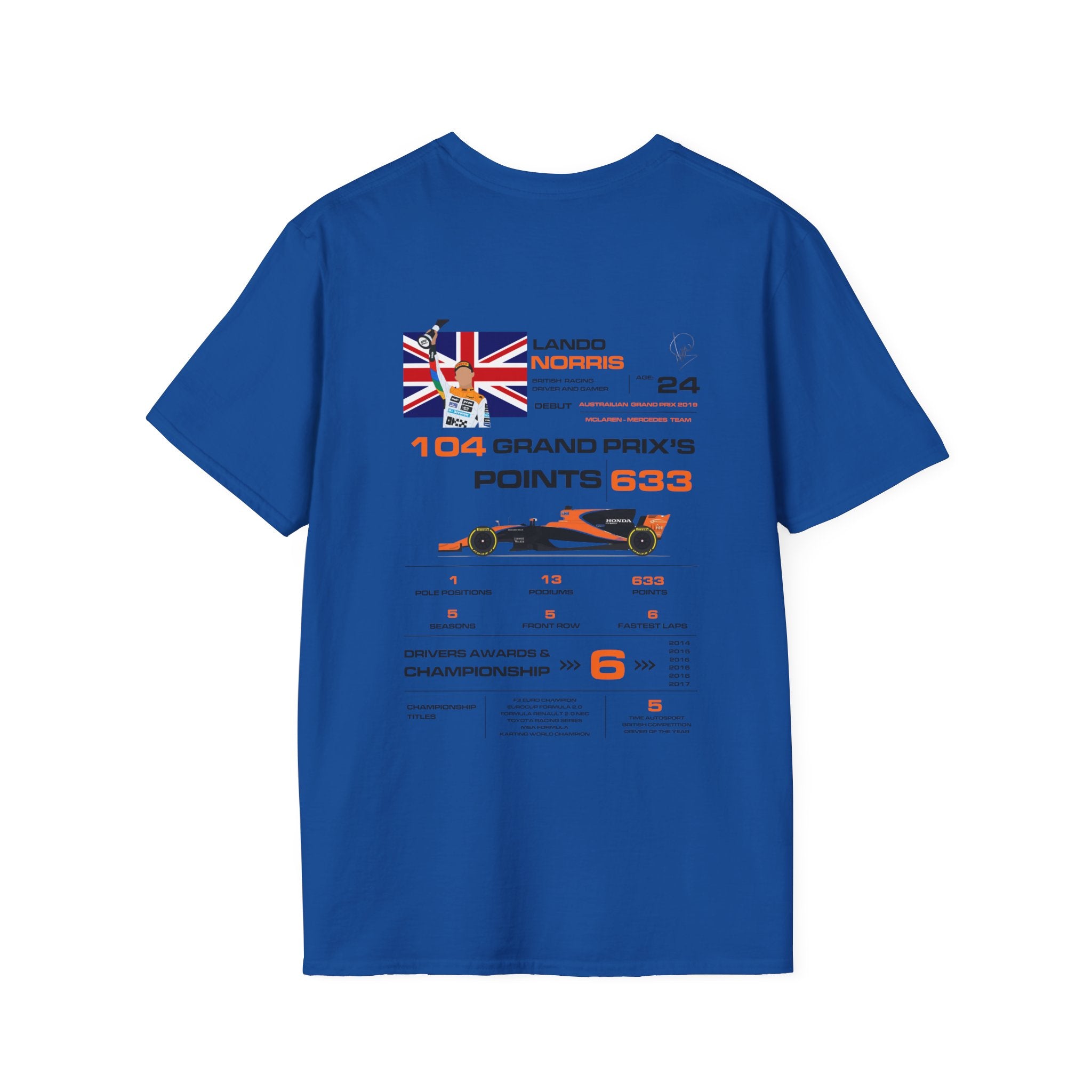 LANDO NORRIS FORMULA ONE TEE