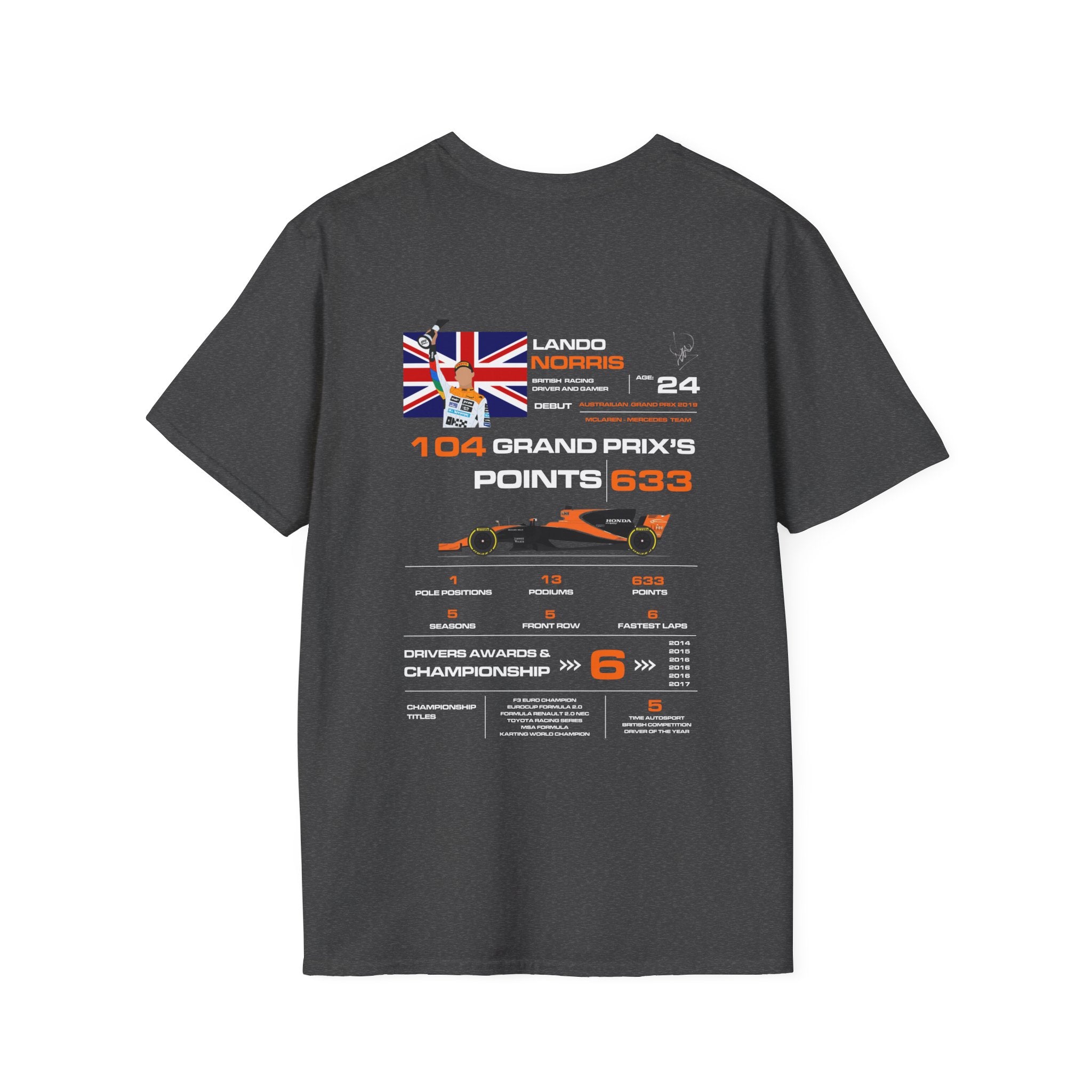LANDO NORRIS FORMULA ONE TEE