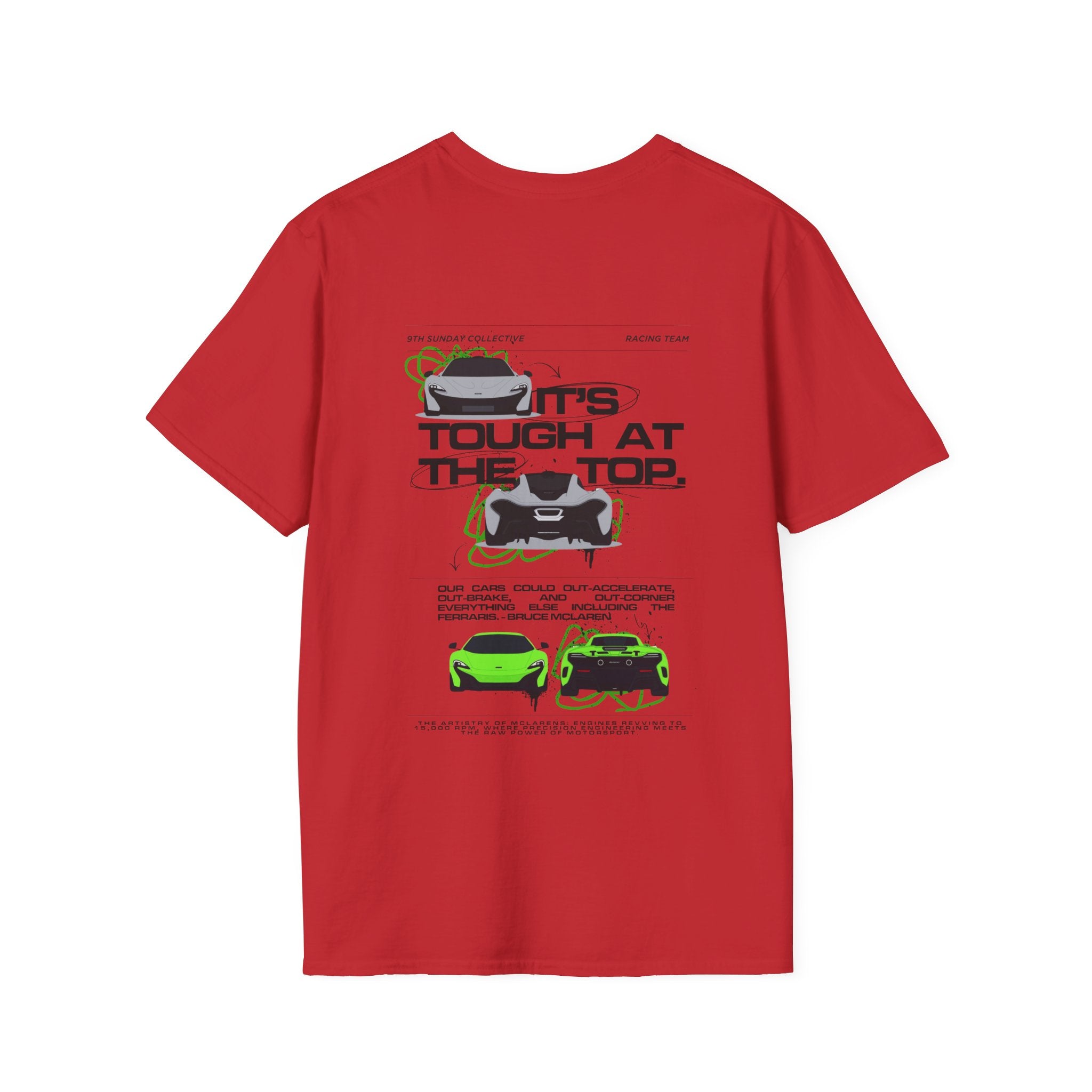 ITS TOUGH AT THE TOP RACING TEE