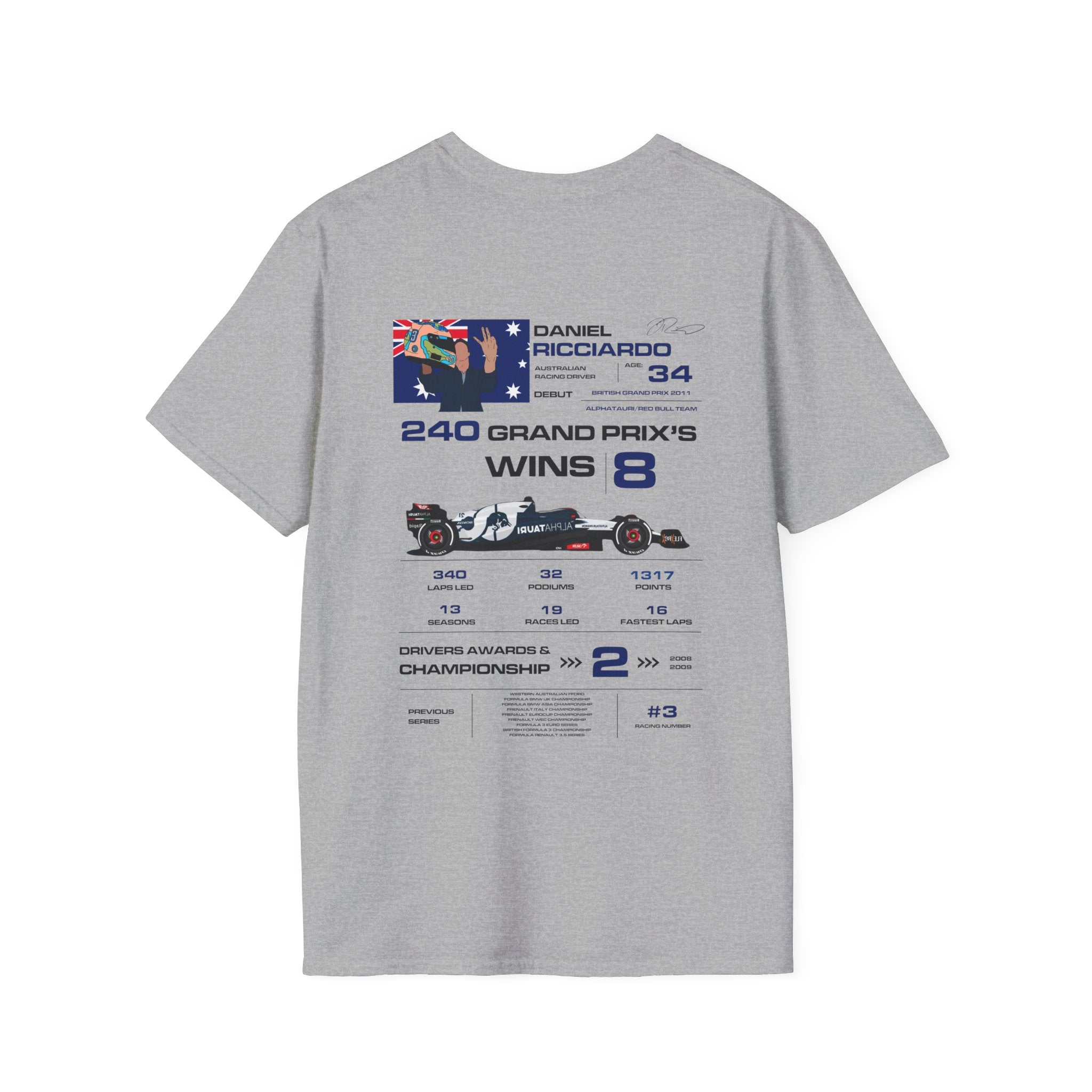 DANIEL RICCIARDO FORMULA ONE TEE