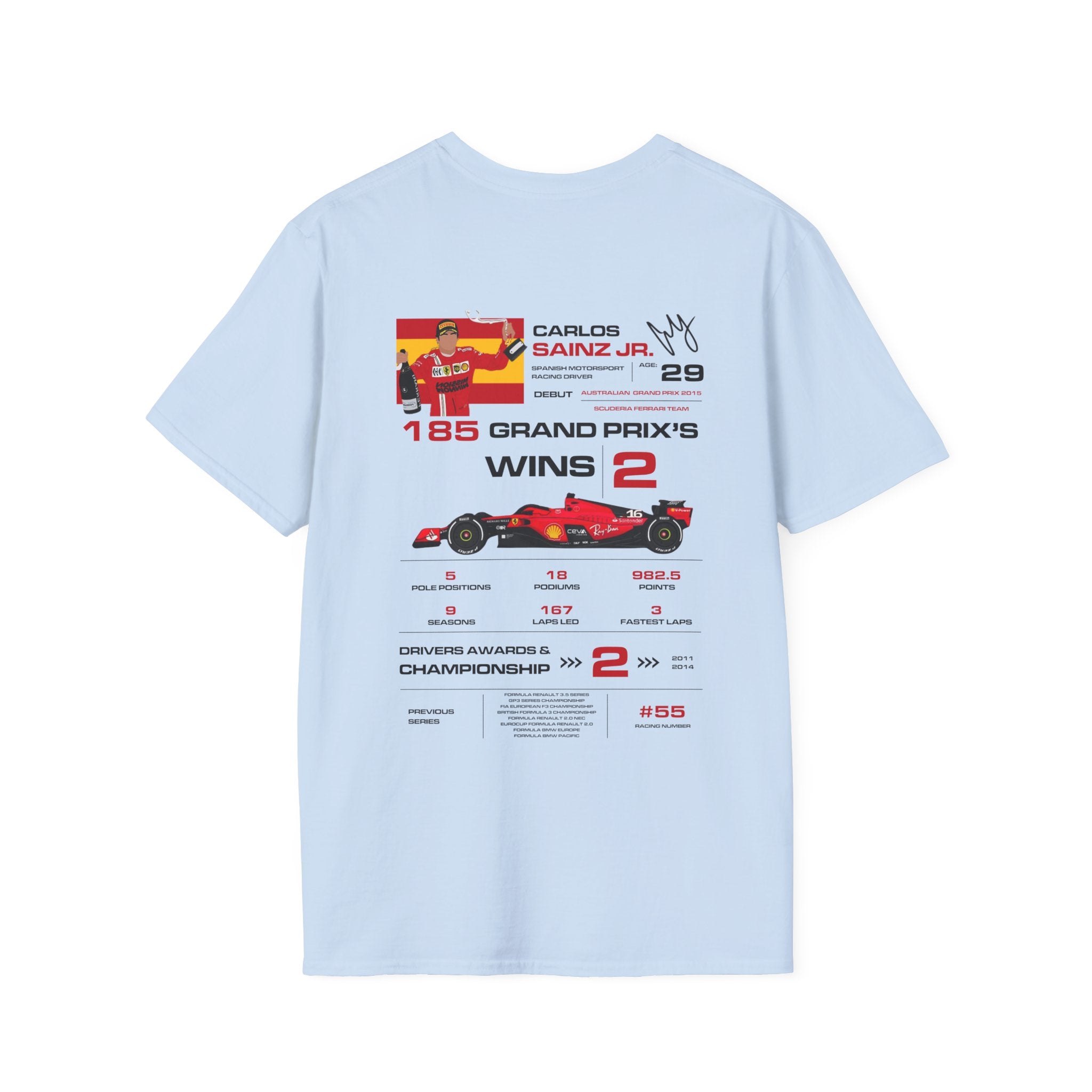 CARLOS SAINZ FORMULA ONE TEE