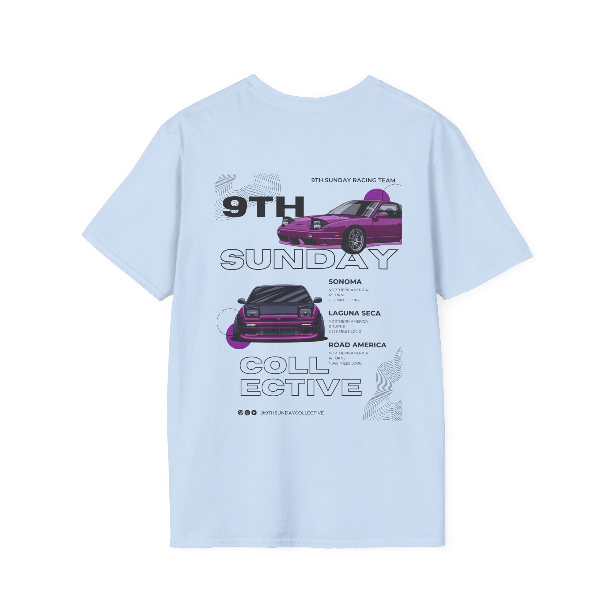 9TH SUNDAY PURPLE RACING TEE