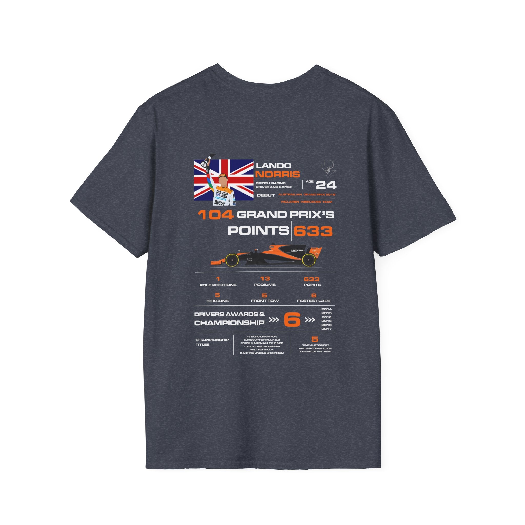 LANDO NORRIS FORMULA ONE TEE