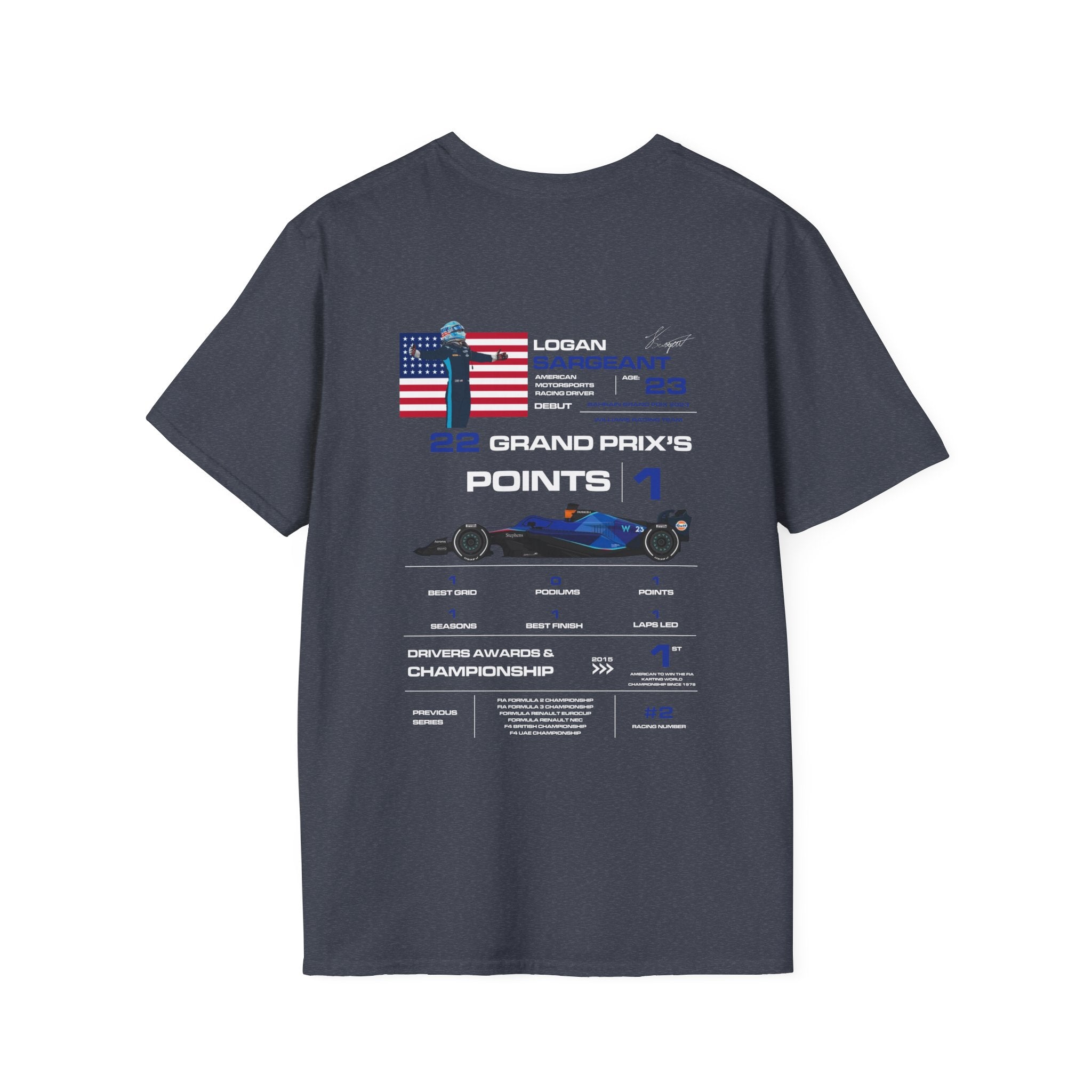 LOGAN SARGEANT FORMULA ONE TEE