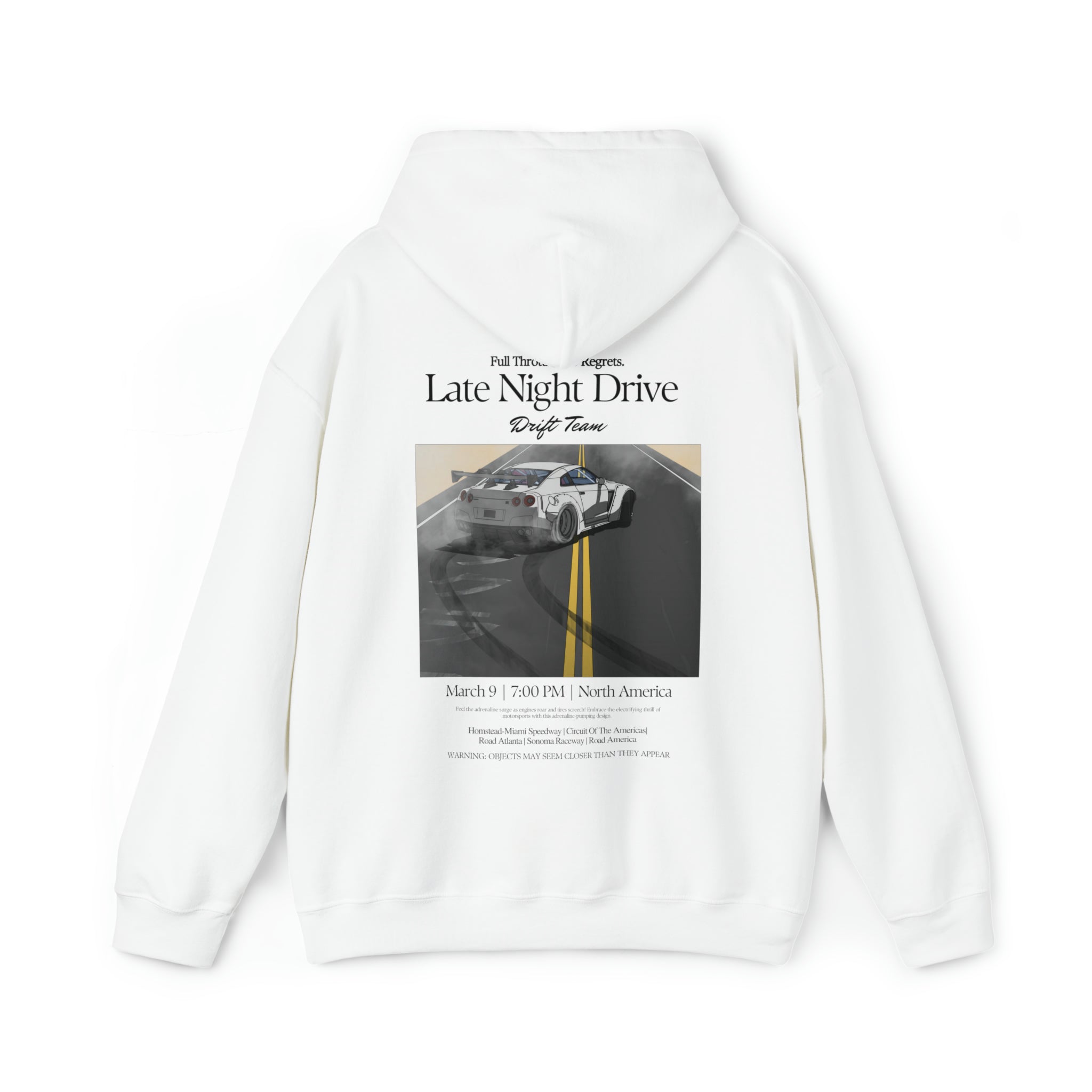 LATE NIGHT DRIVE DRIFTING HOODIE