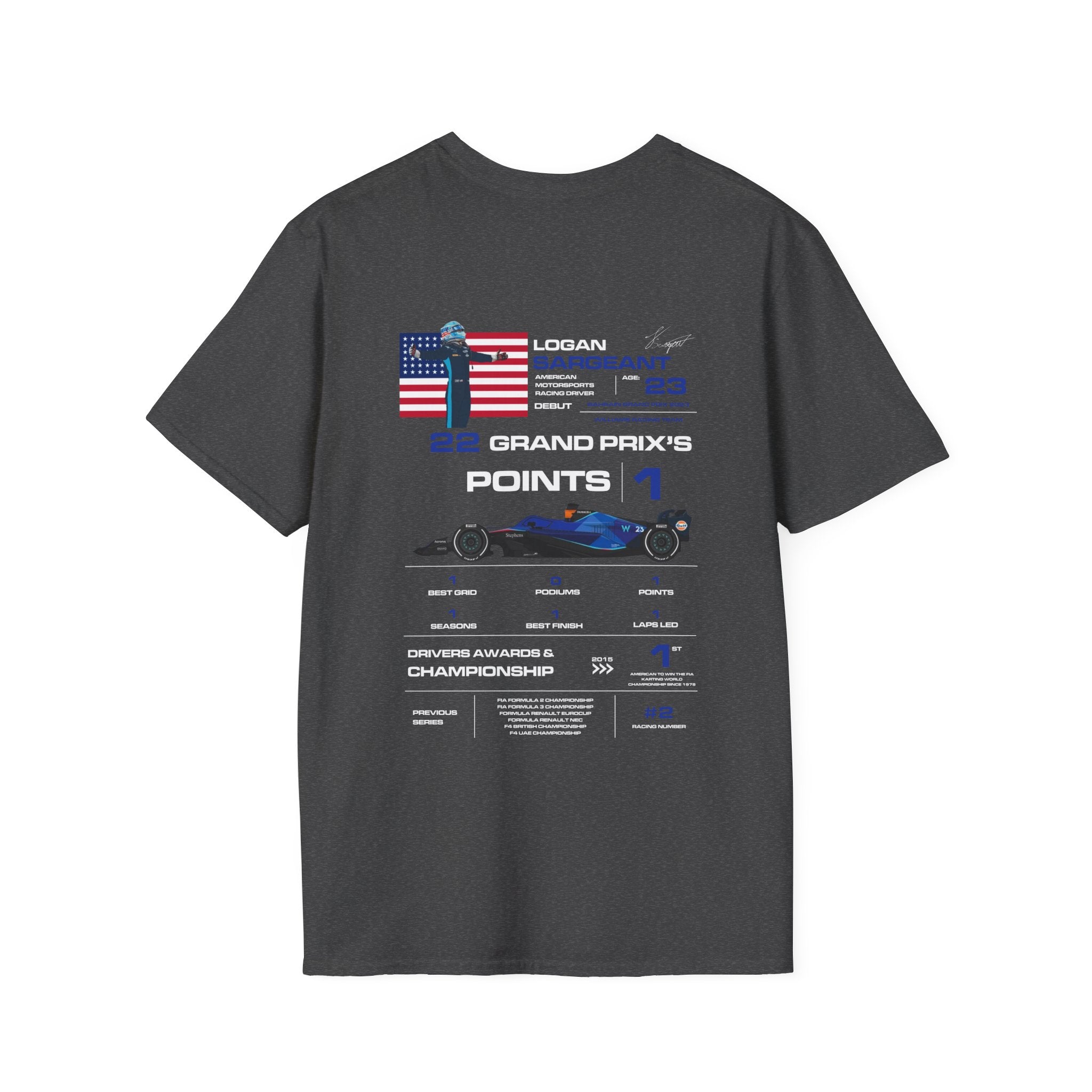 LOGAN SARGEANT FORMULA ONE TEE