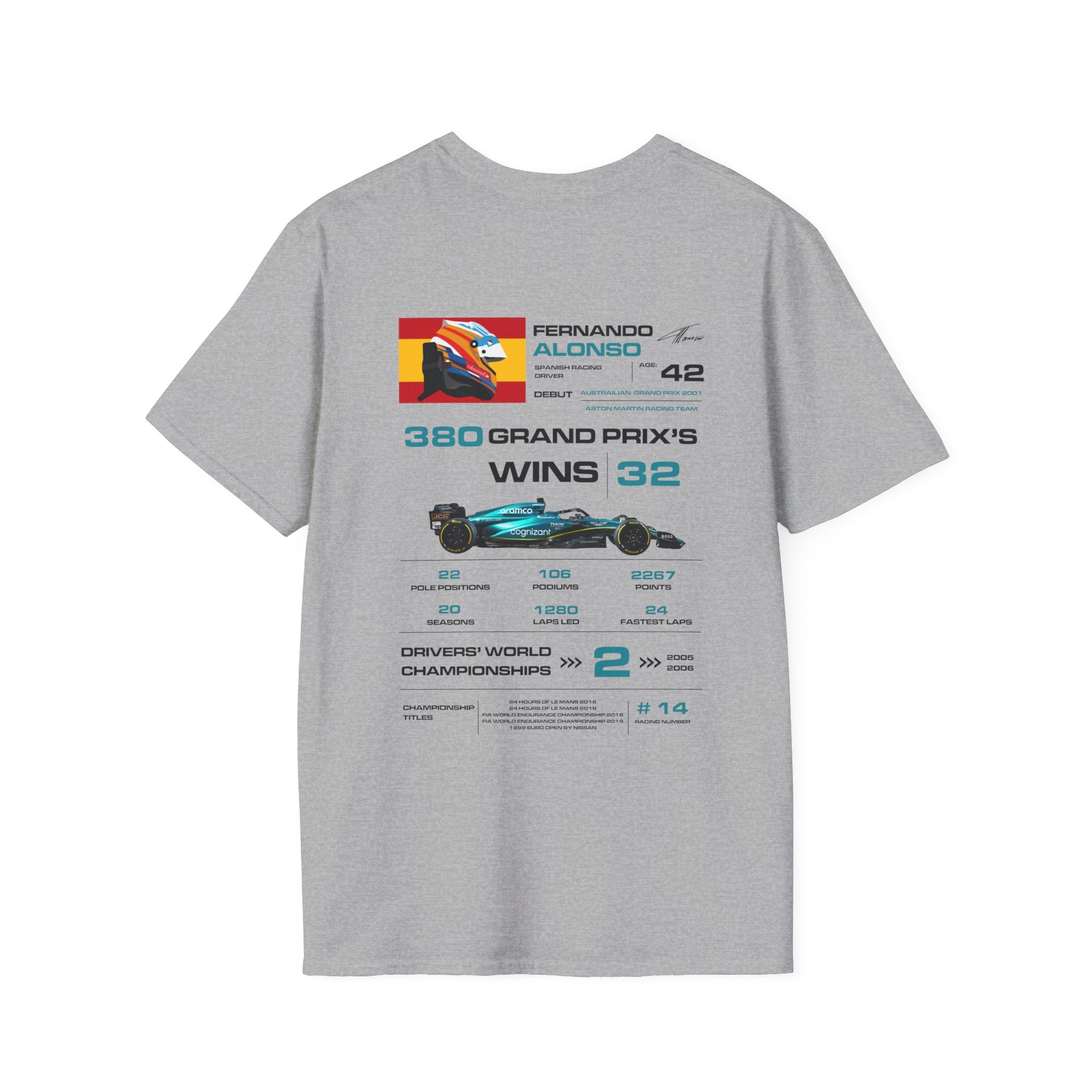 FERNANDO ALONSO FORMULA ONE TEE