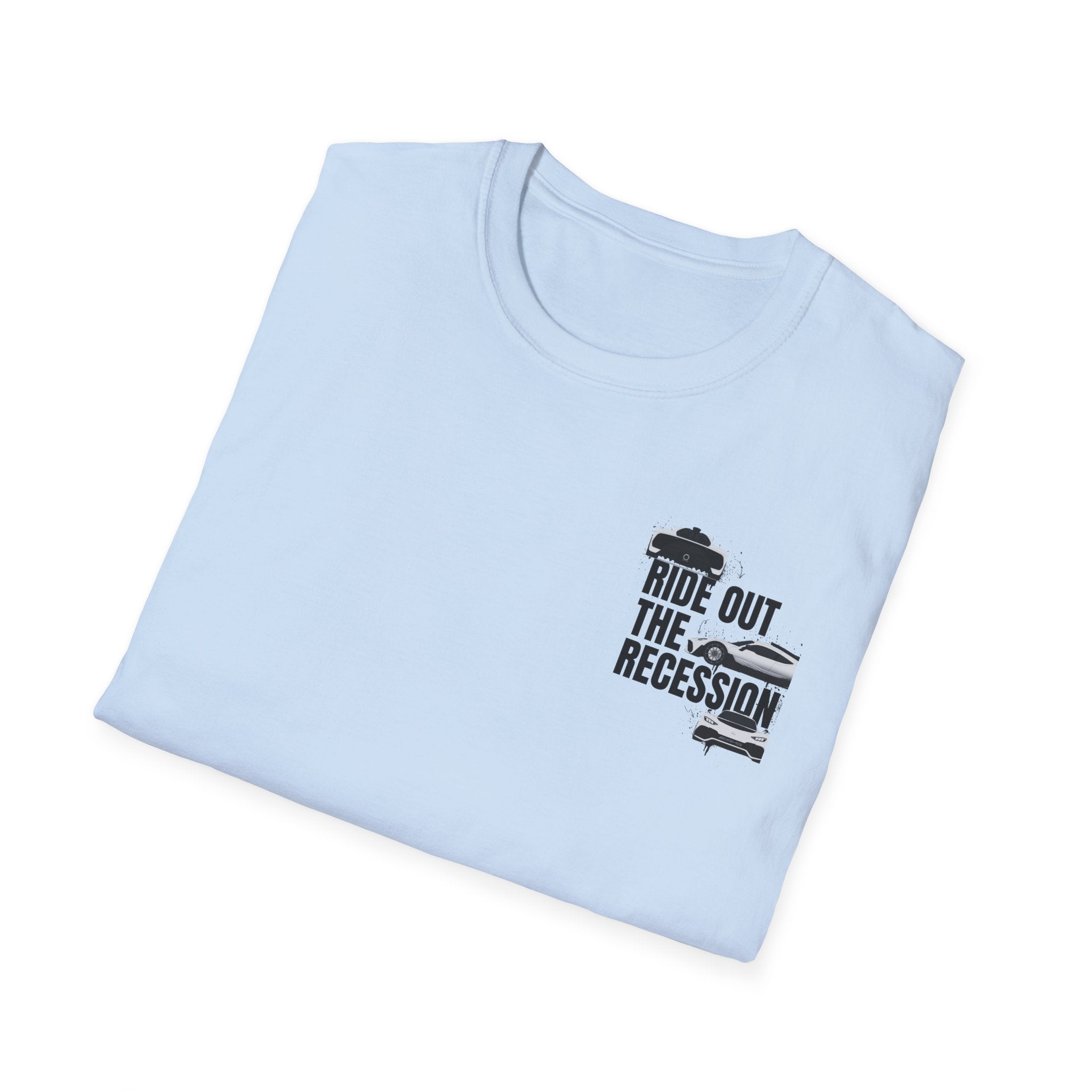 RIDE OUT THE RECESSION RACING TEE