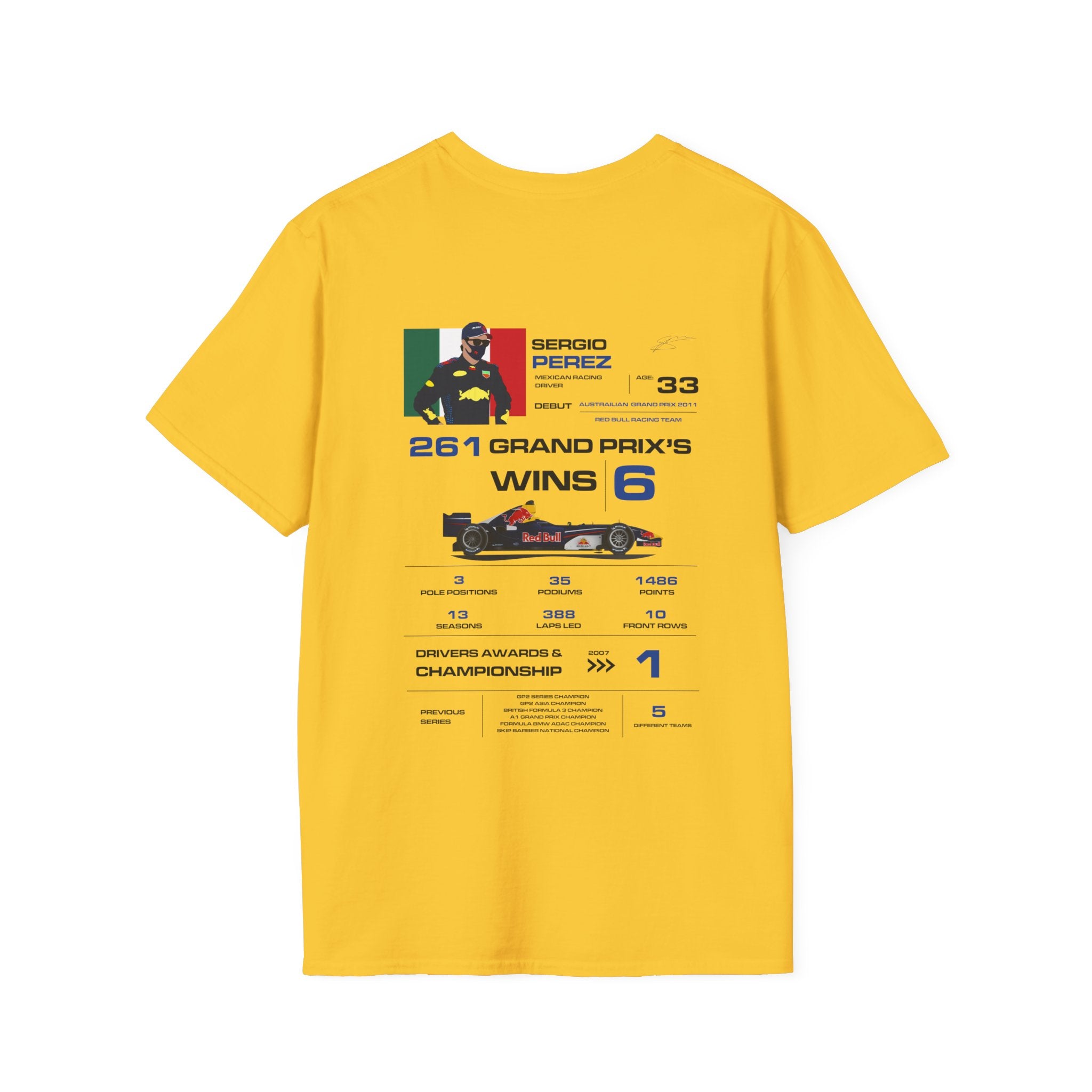 SERGIO PEREZ FORMULA ONE TEE