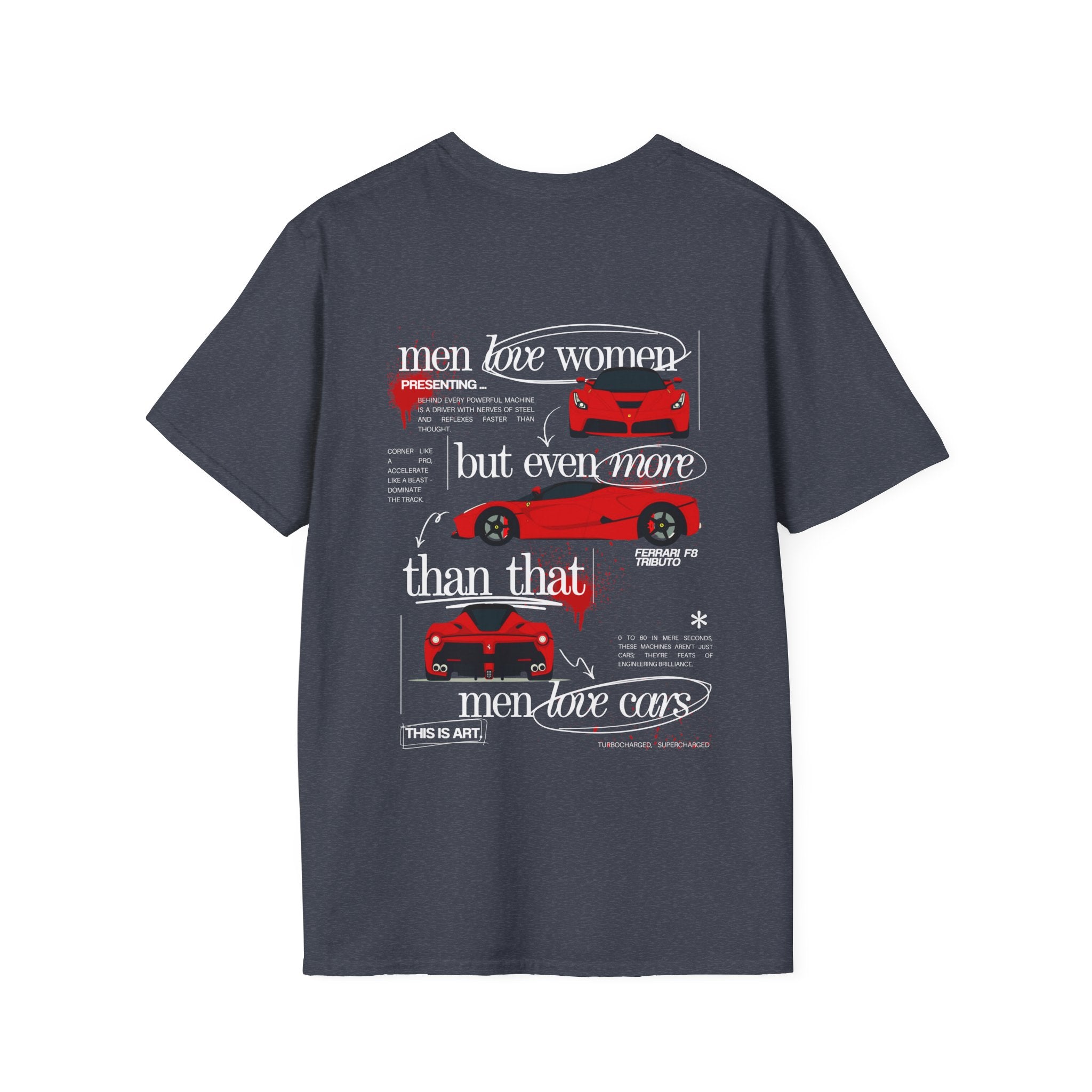 MEN LOVE CARS RACING TEE