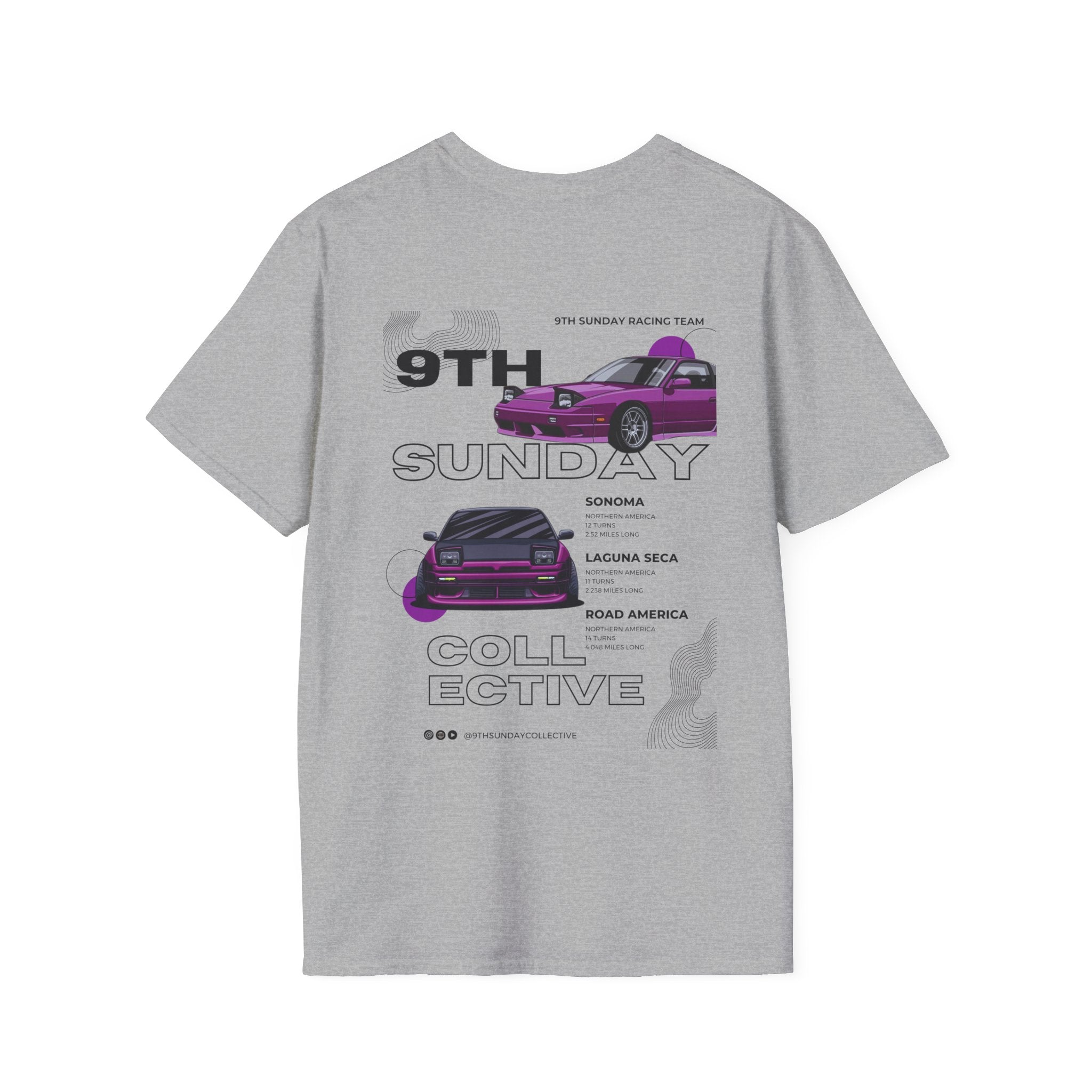 9TH SUNDAY PURPLE RACING TEE