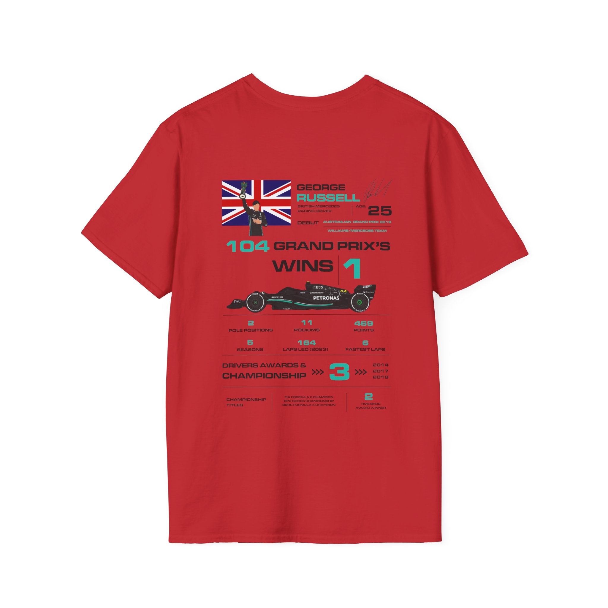 GEORGE RUSSELL FORMULA ONE TEE