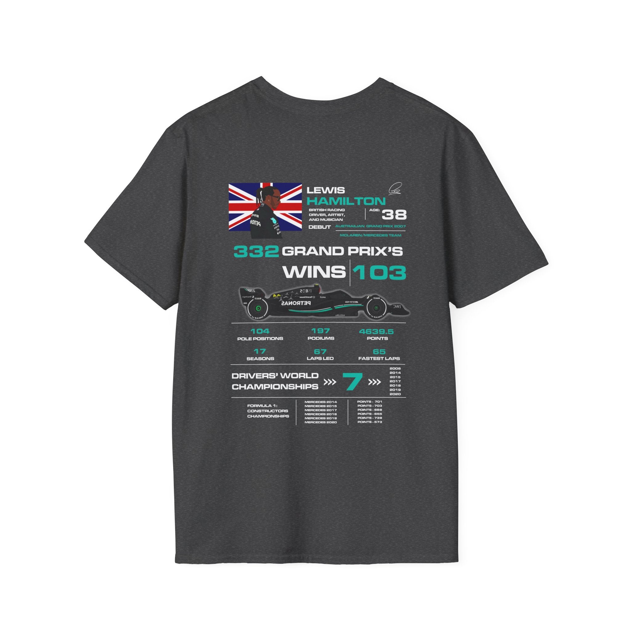LEWIS HAMILTON FORMULA ONE TEE