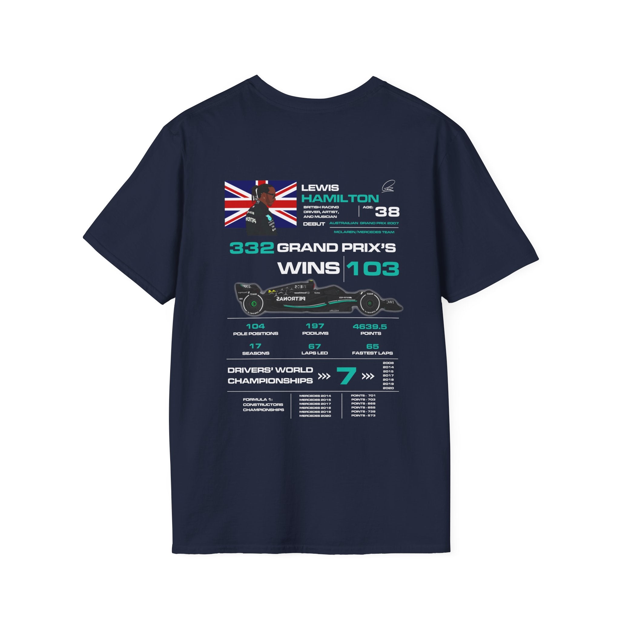 LEWIS HAMILTON FORMULA ONE TEE