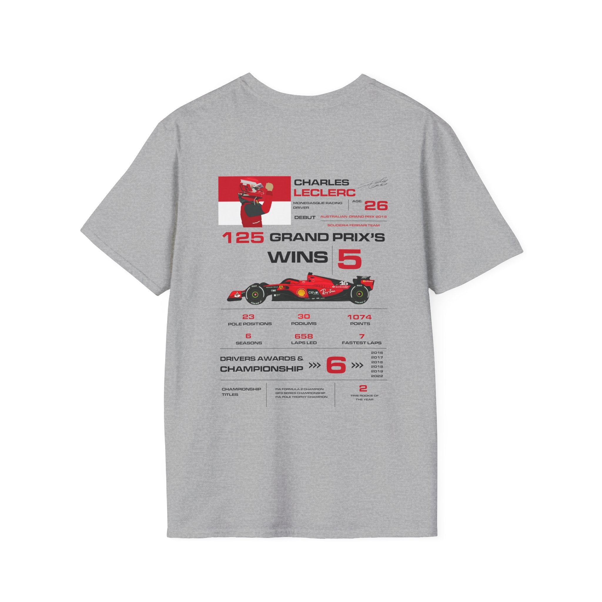 CHARLES LECLERC FORMULA ONE TEE