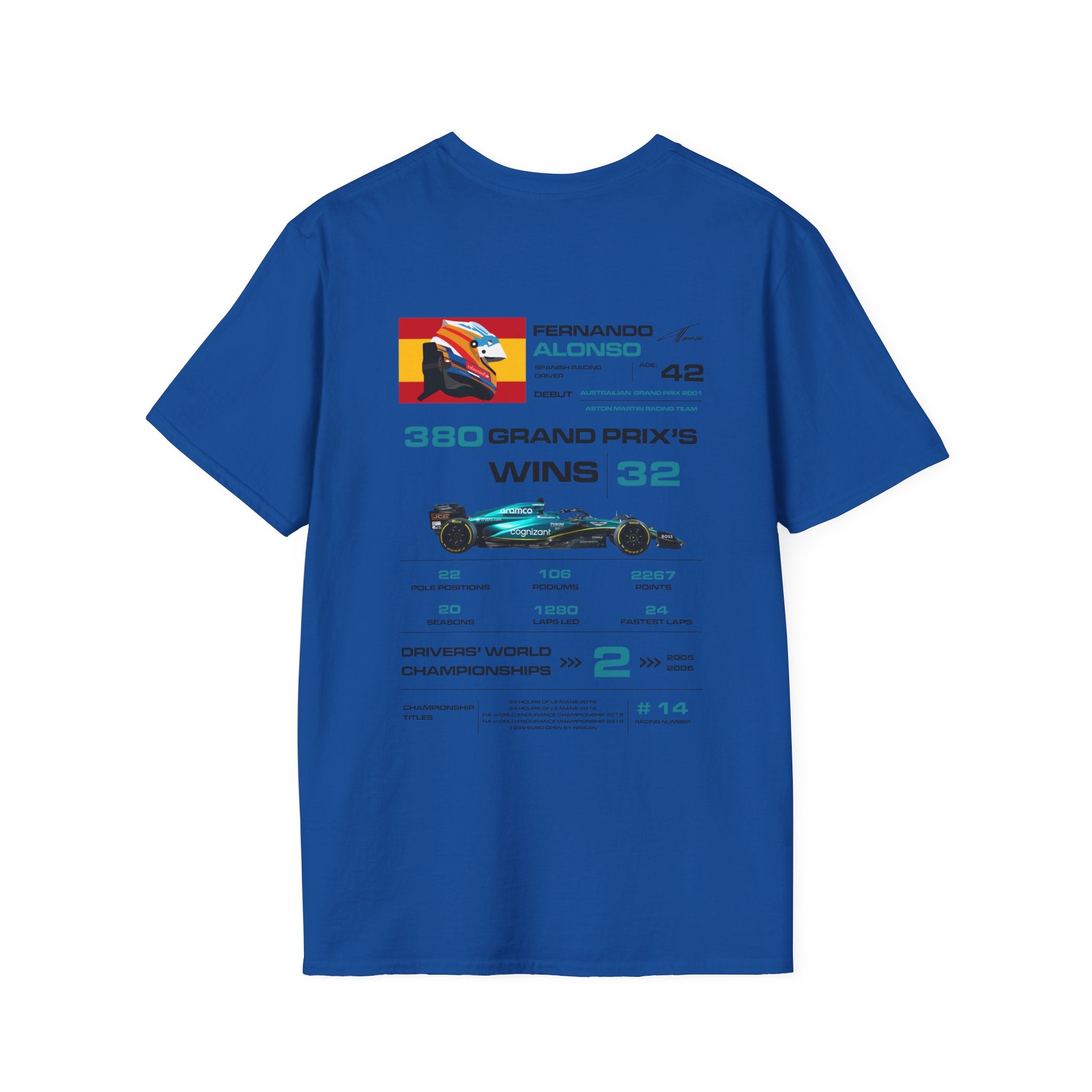 FERNANDO ALONSO FORMULA ONE TEE