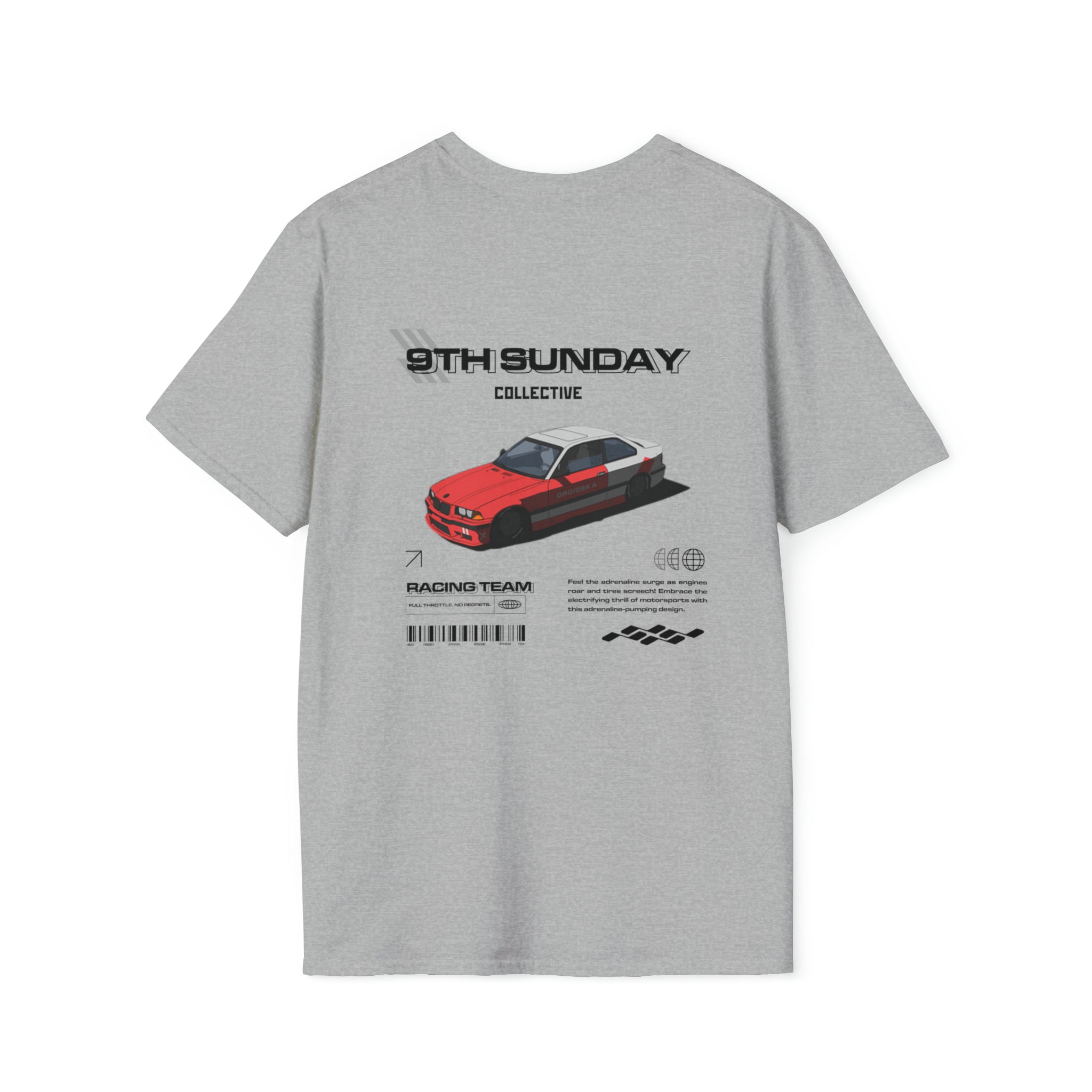 9TH SUNDAY RED CAR TEE