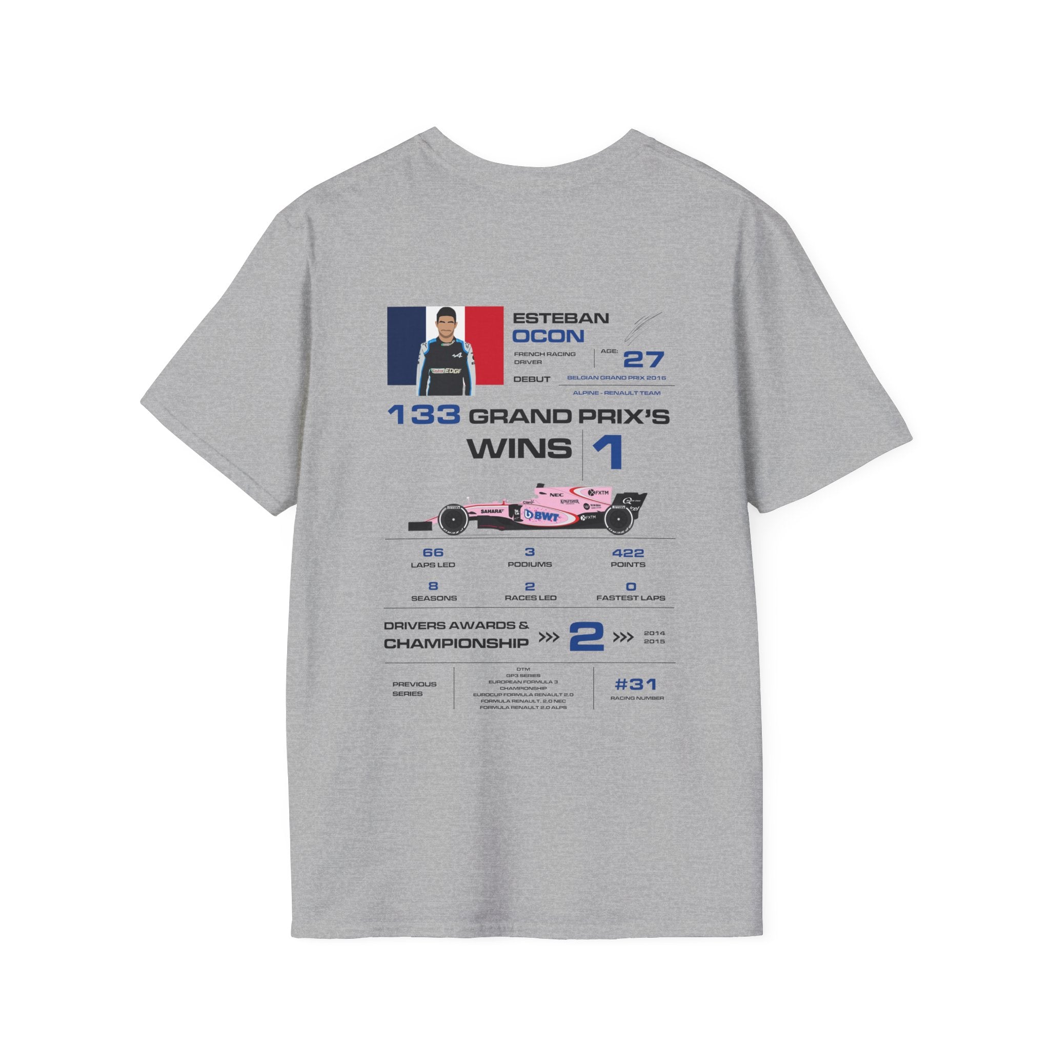 ESTEBAN OCON FORMULA ONE TEE
