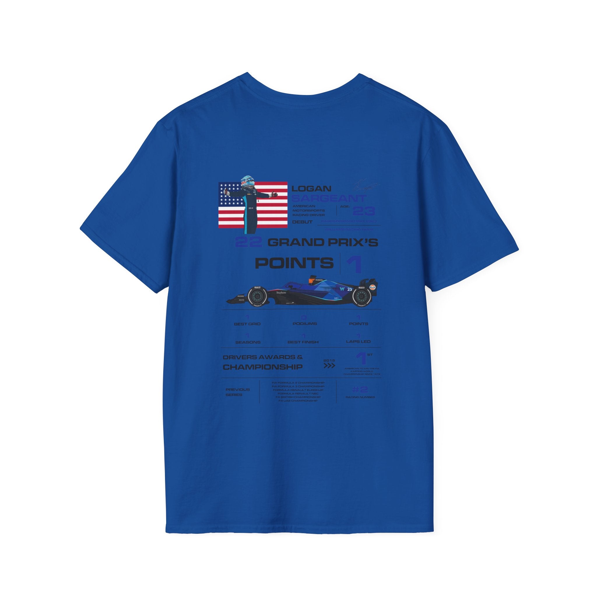 LOGAN SARGEANT FORMULA ONE TEE