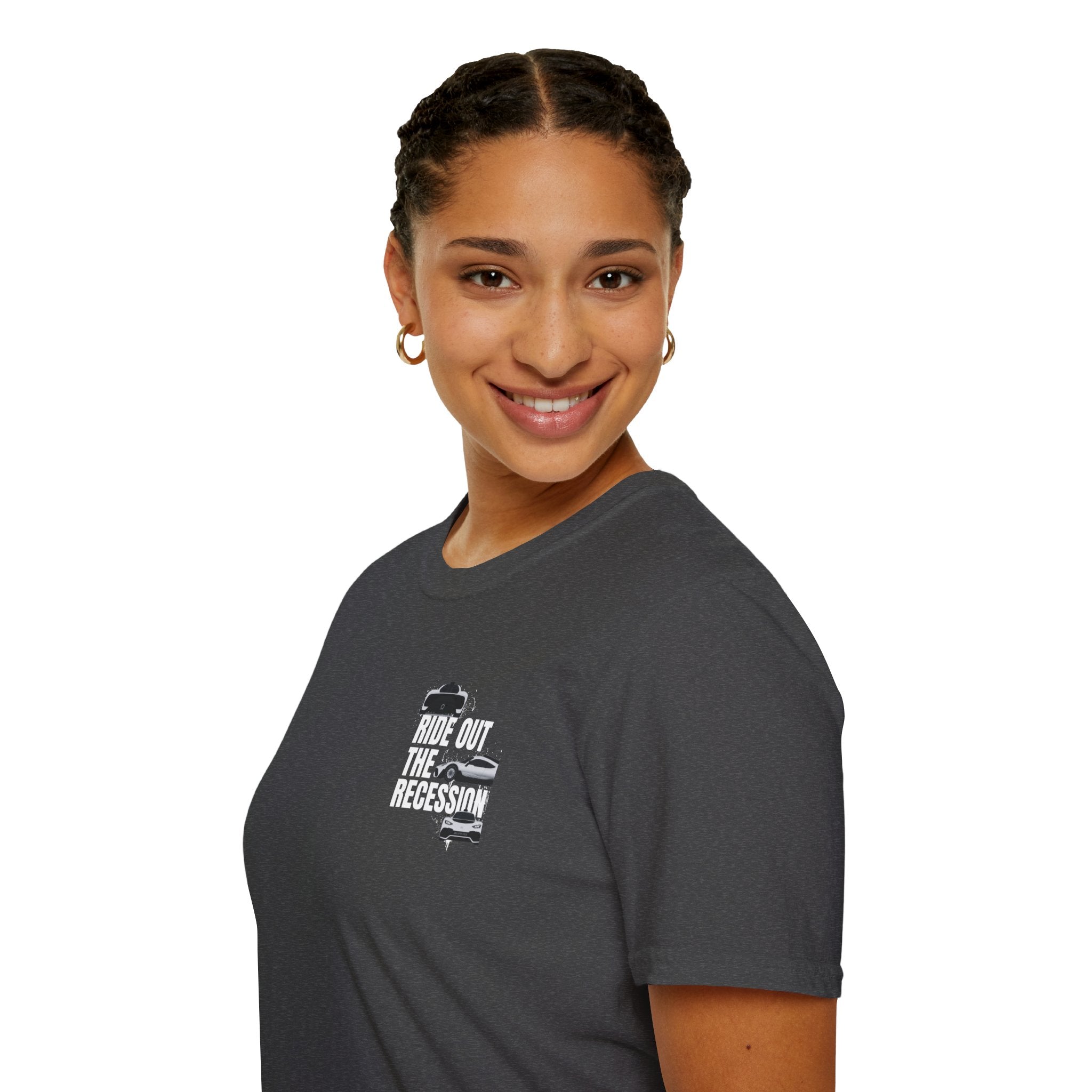RIDE OUT THE RECESSION RACING TEE