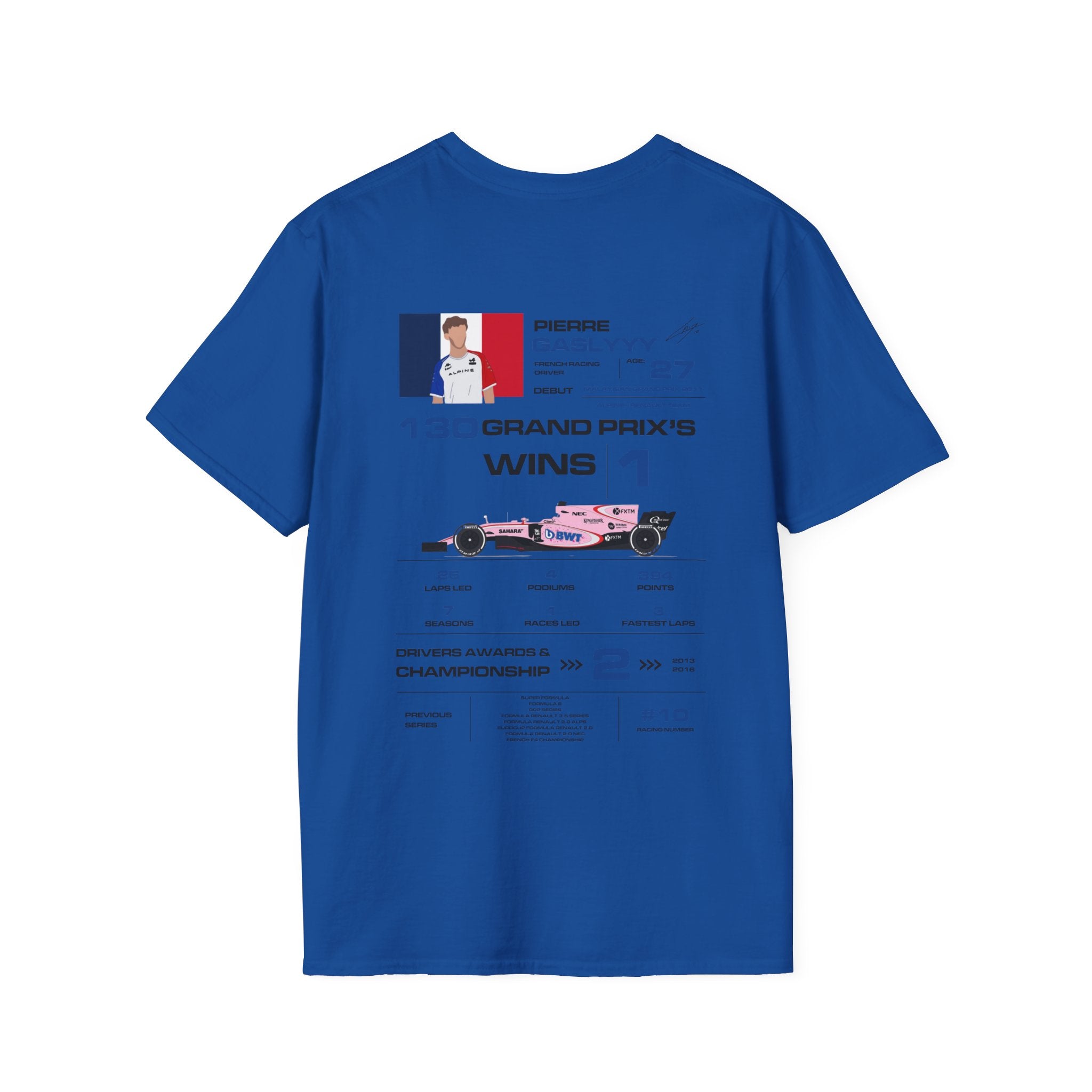 PIERRE GASLY FORMULA ONE TEE