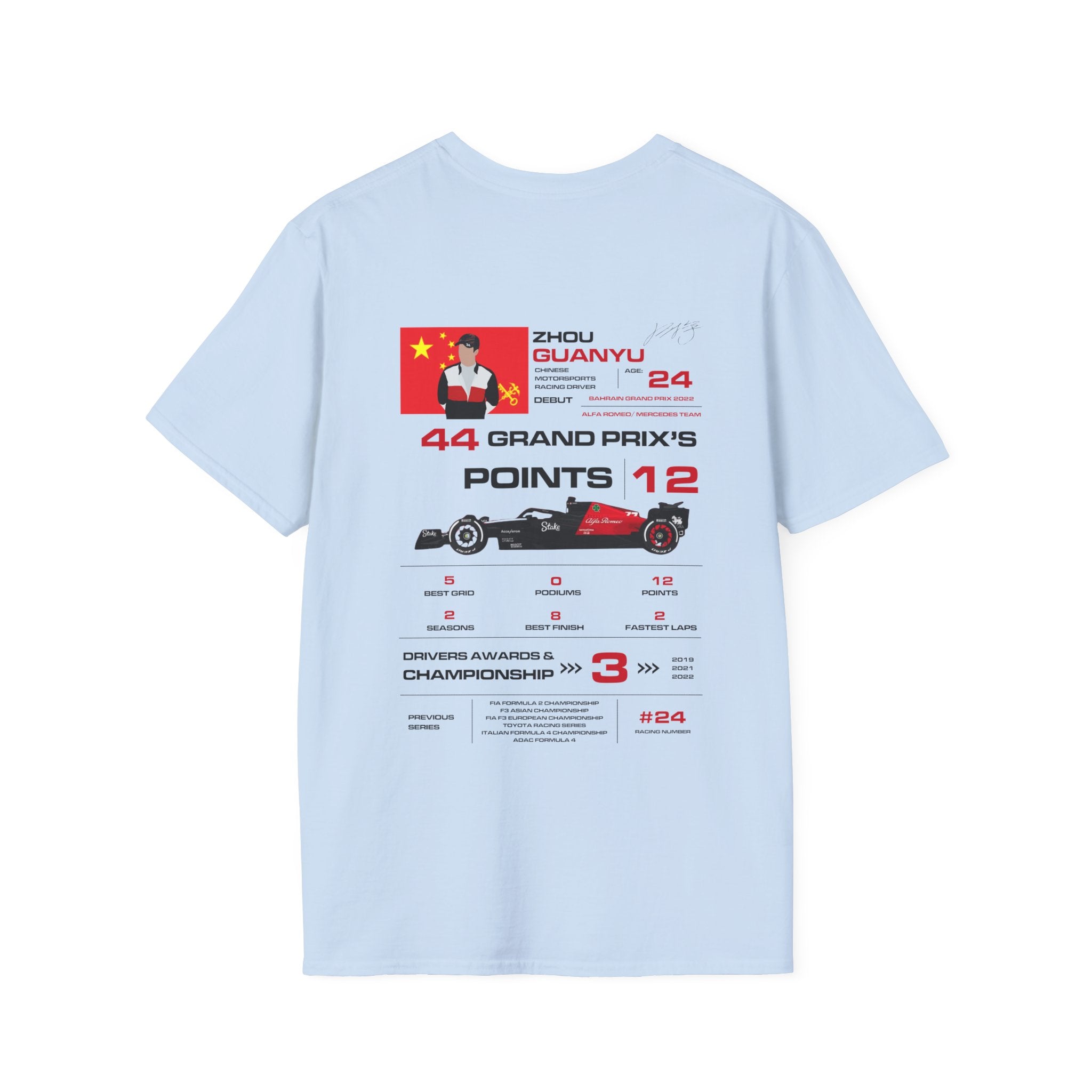 ZHOU GUANYU FORMULA ONE TEE