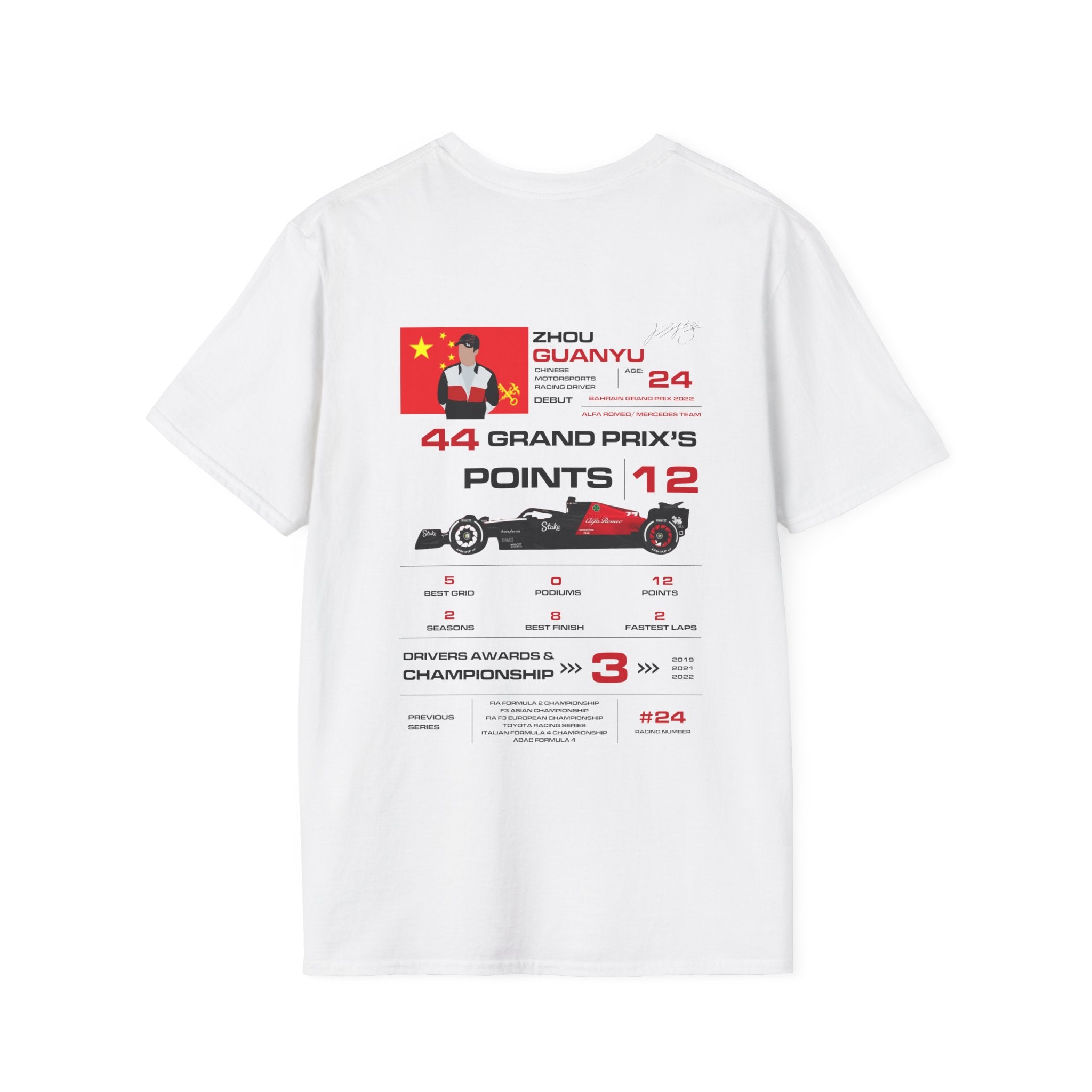 ZHOU GUANYU FORMULA ONE TEE