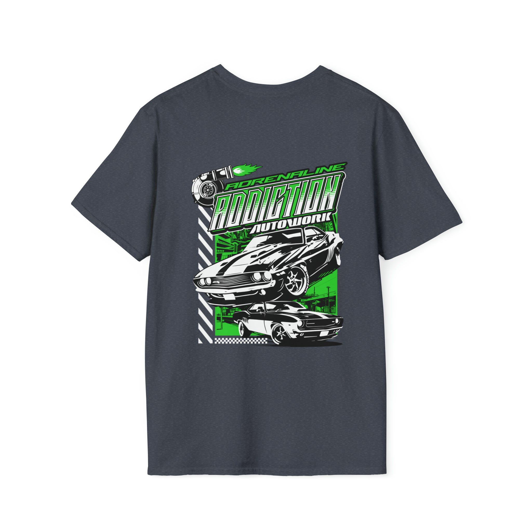 ADRENALINE ADDICTION AUTOWORK TEE