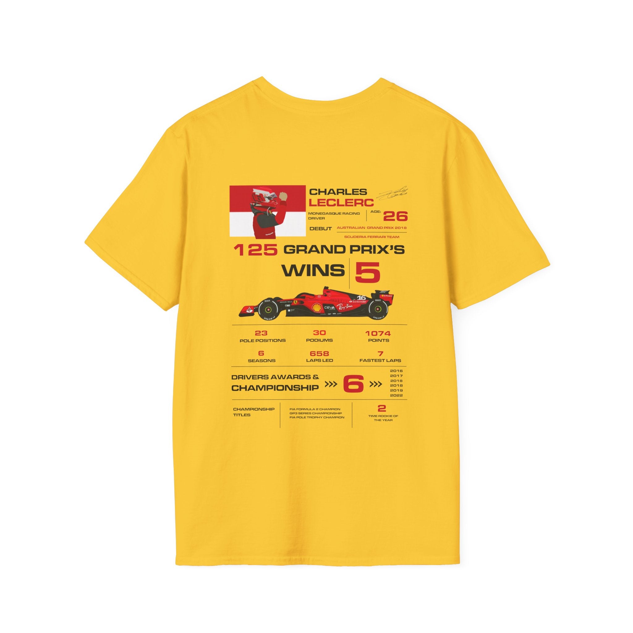 CHARLES LECLERC FORMULA ONE TEE