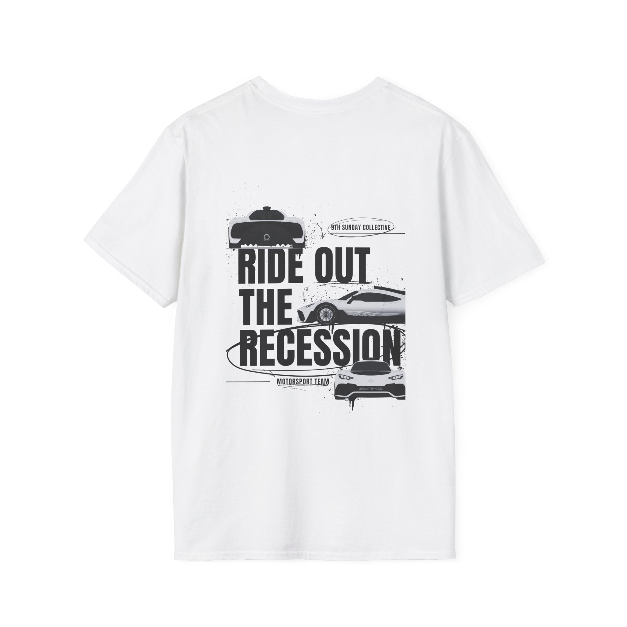 RIDE OUT THE RECESSION RACING TEE