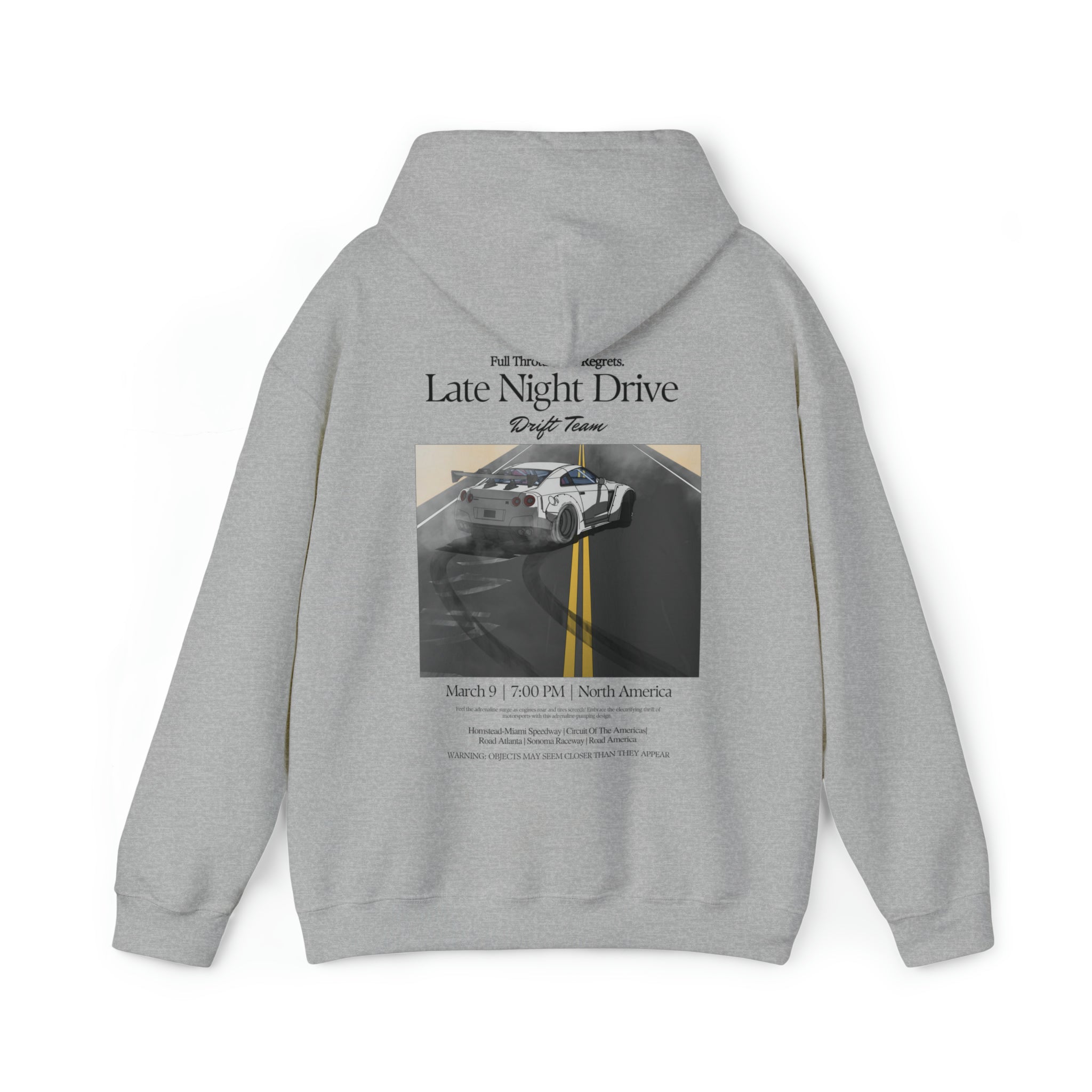 LATE NIGHT DRIVE DRIFTING HOODIE