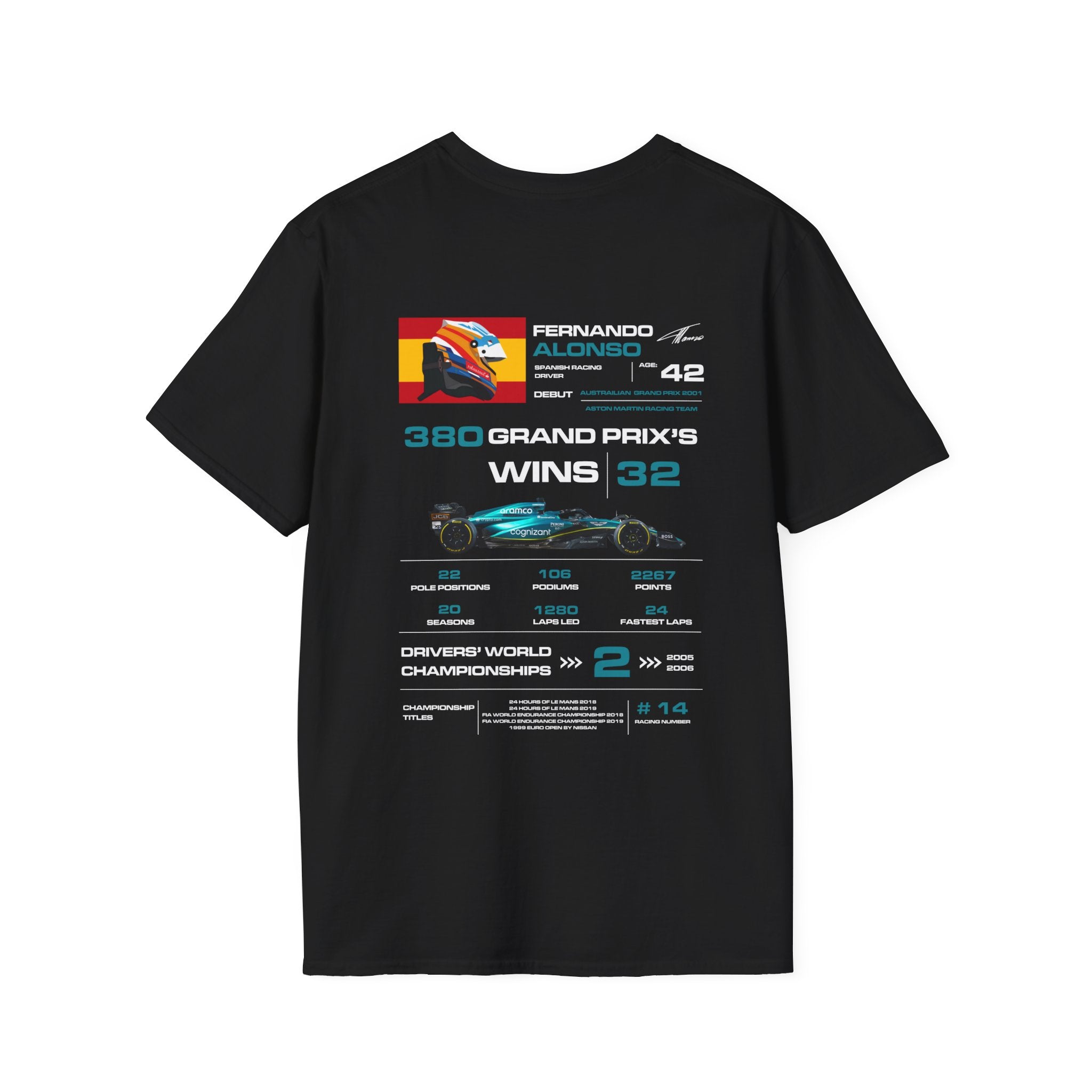 FERNANDO ALONSO FORMULA ONE TEE