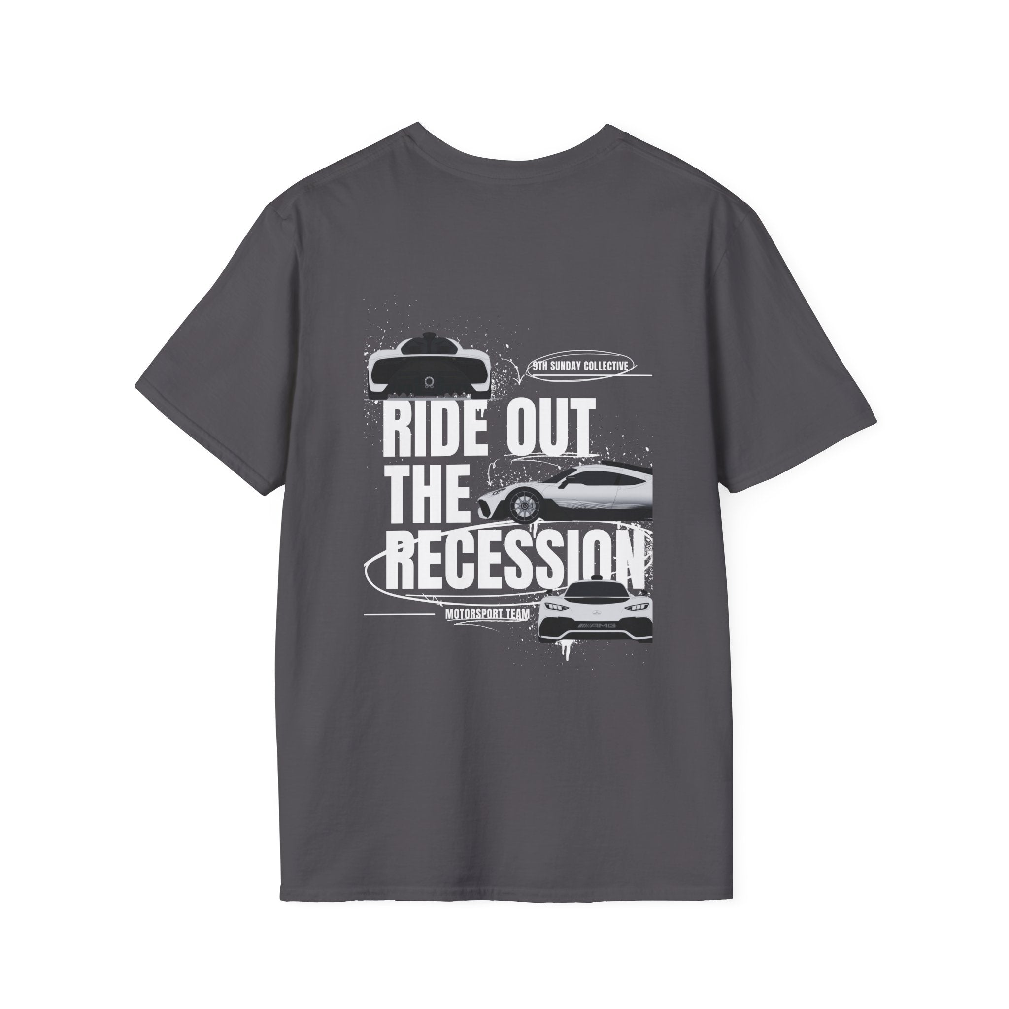 RIDE OUT THE RECESSION RACING TEE