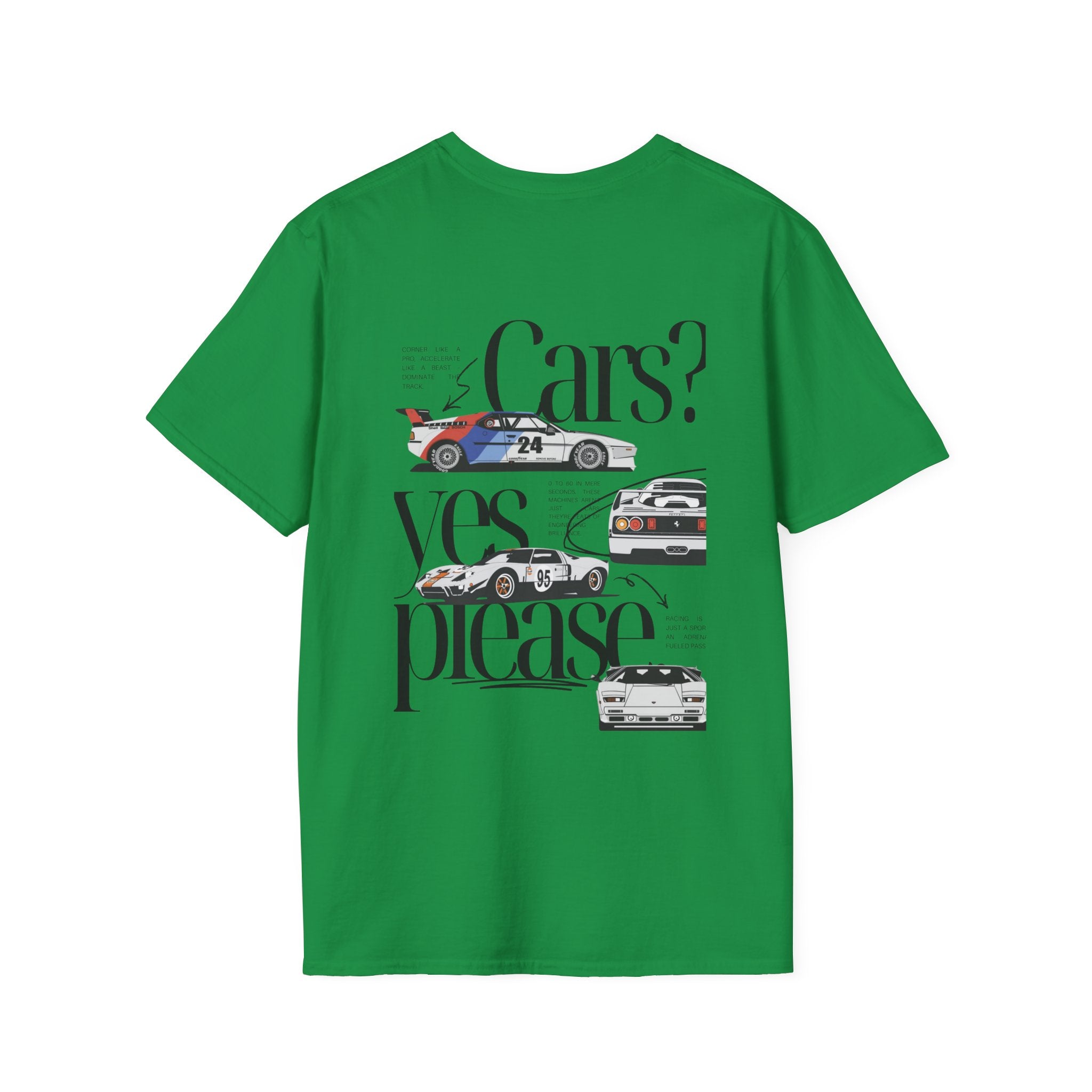 CARS - YES - PLEASE - RACING TEE