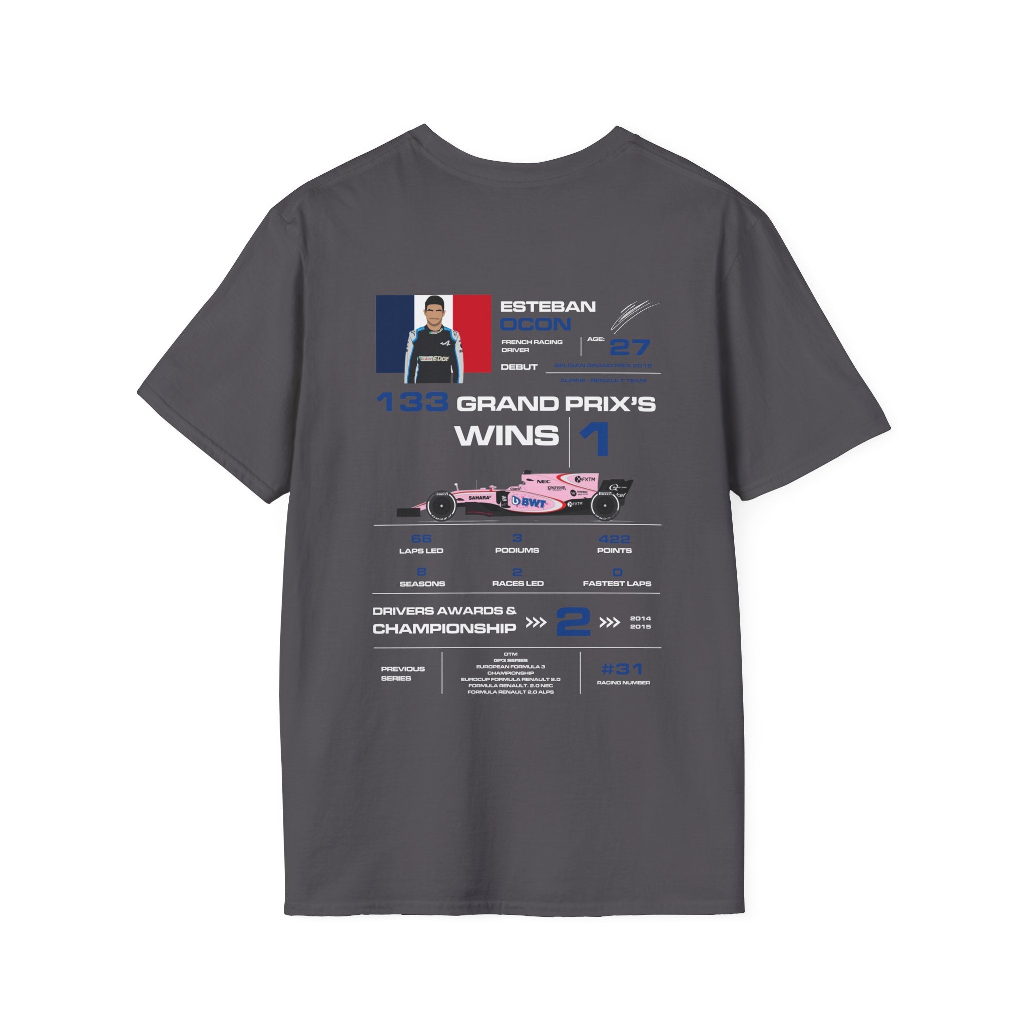 ESTEBAN OCON FORMULA ONE TEE