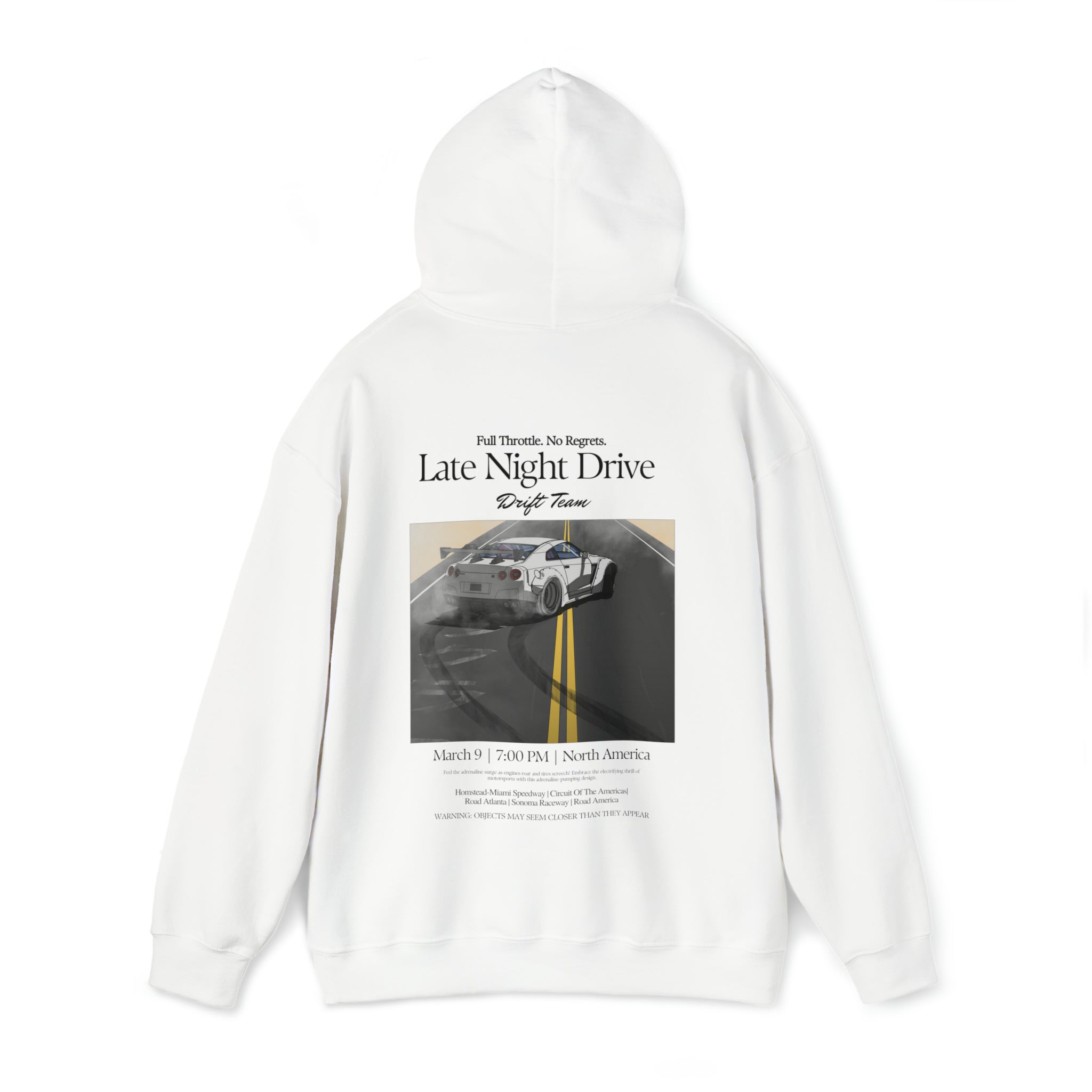 LATE NIGHT DRIVE DRIFTING HOODIE