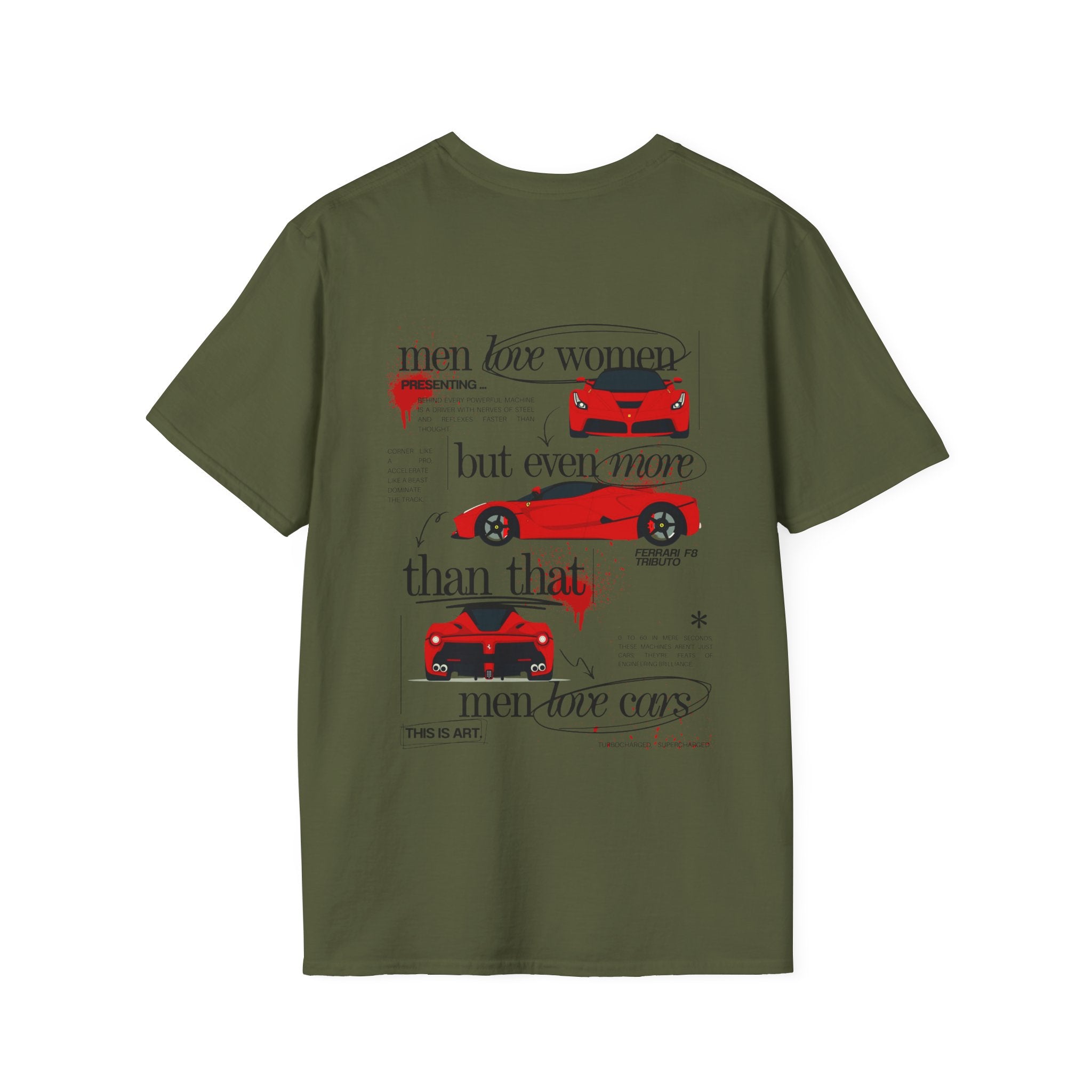 MEN LOVE CARS RACING TEE
