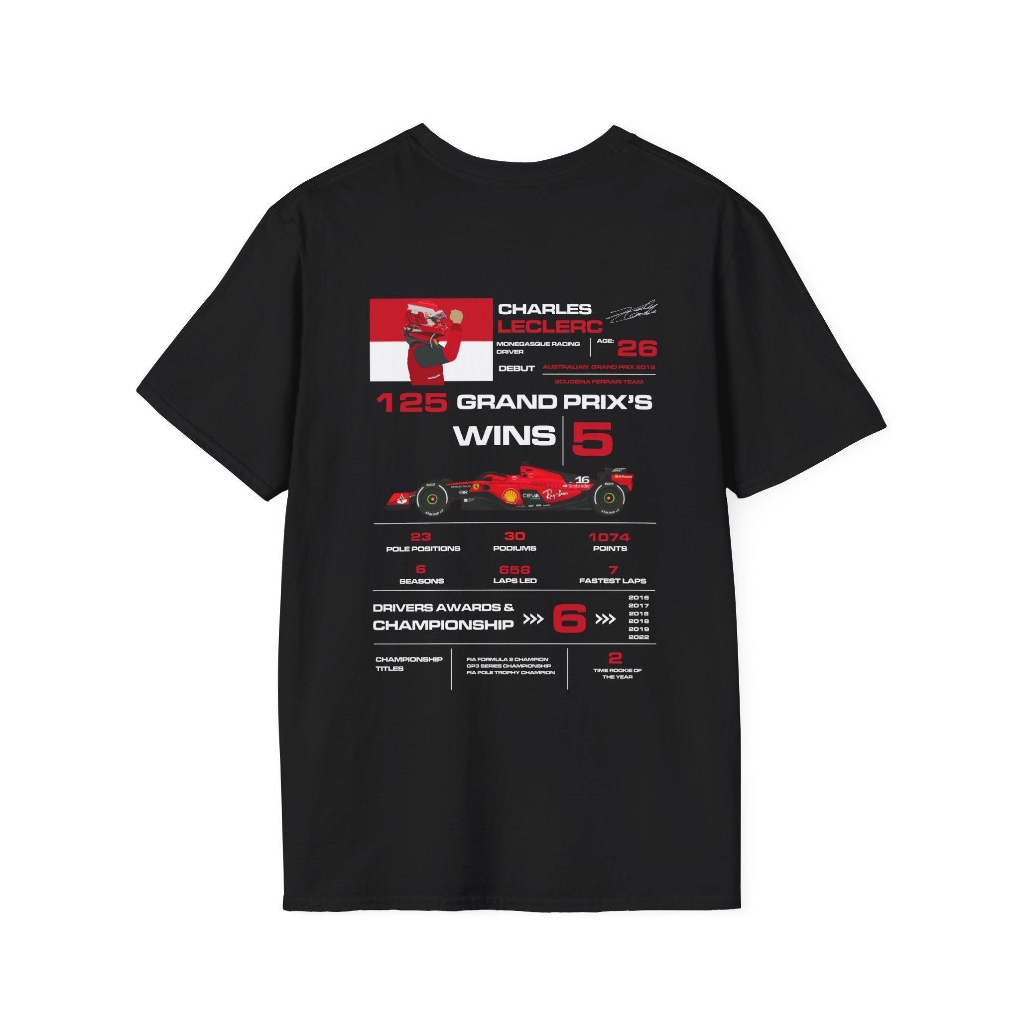 CHARLES LECLERC FORMULA ONE TEE
