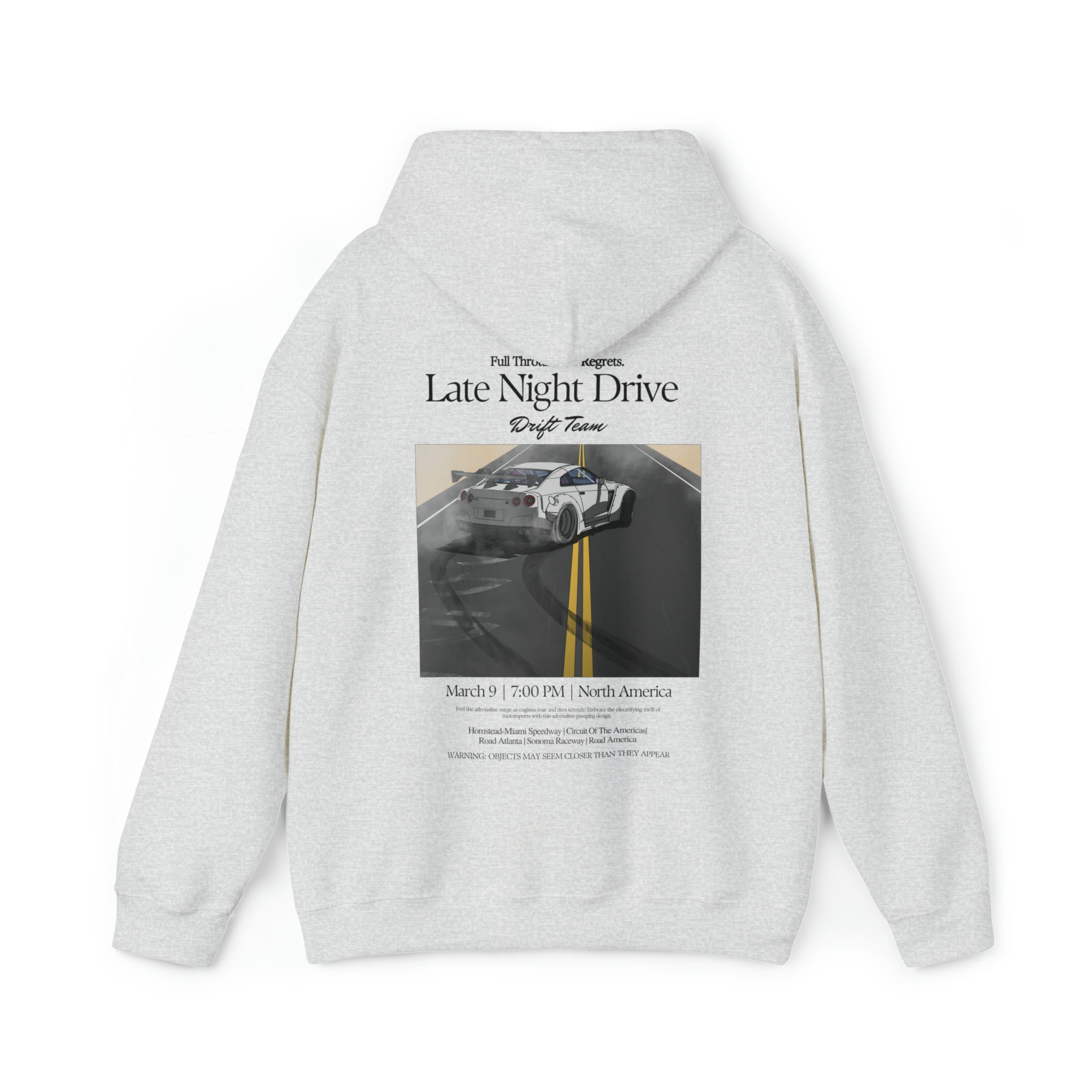 LATE NIGHT DRIVE DRIFTING HOODIE